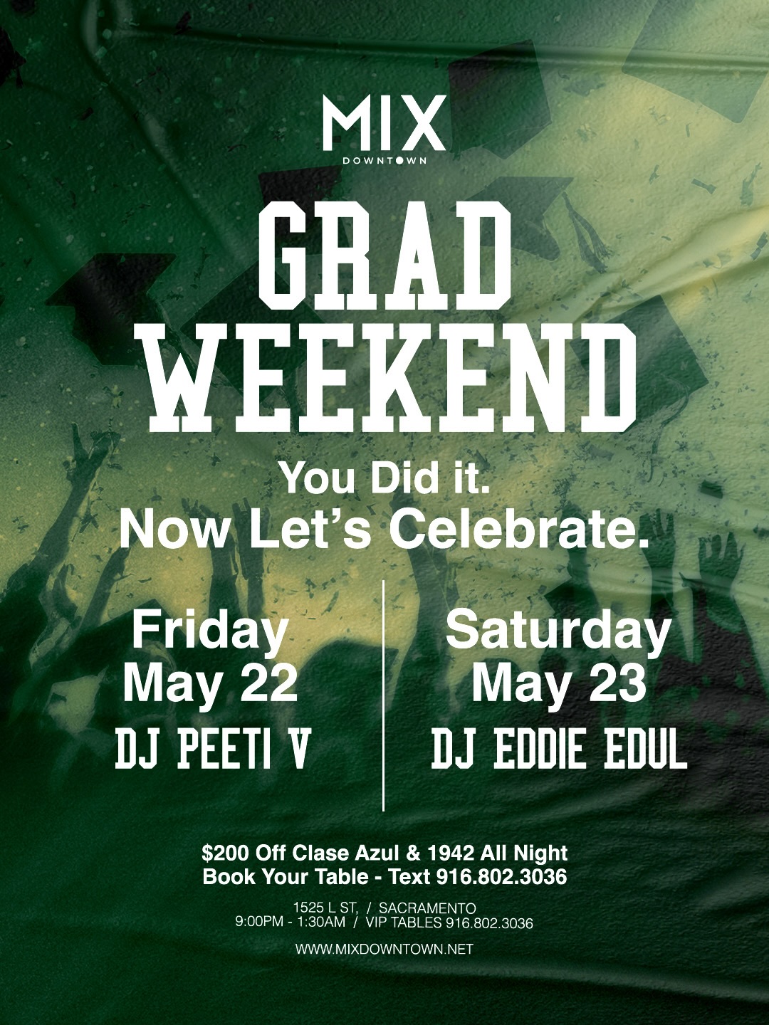 grad weekend energy incoming 🎓you did it…now it’s (almost) time to celebrate all weekend ....