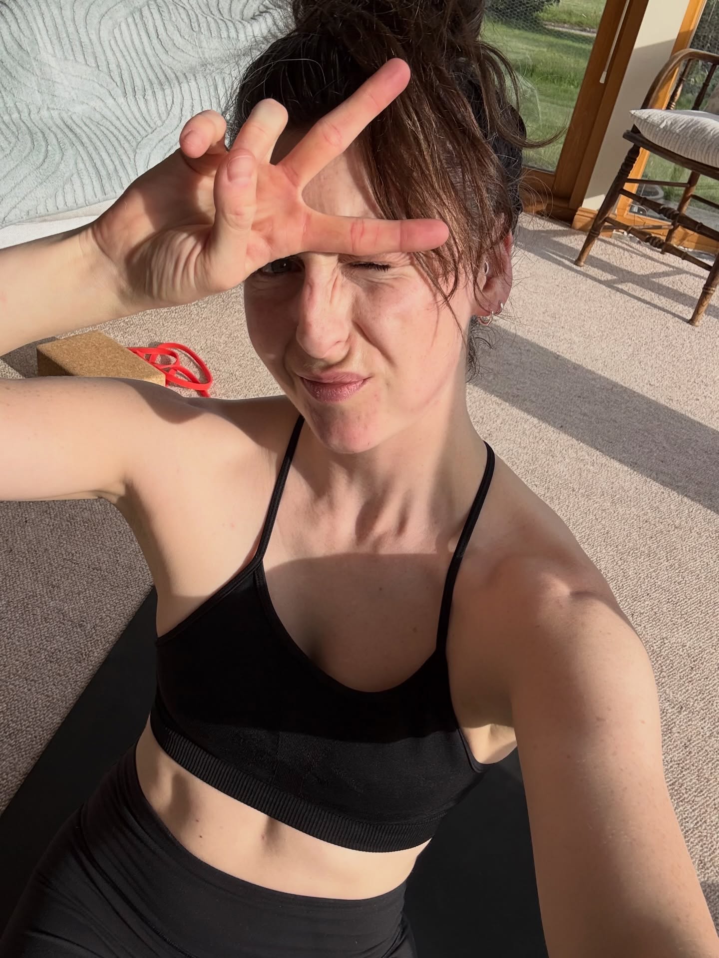 I was so stoked to be moving and feeling good I took some questionable videos 😂. I’ve had two weeks of fatigue and brain fog after really briefly being under the weather so this was so freaking delightful.
Also for me to feel safe and enjoy a session focussed on ‘backbends’ is something else. Not all pretty stuff here but what a difference.
We’re exploring lots of wonderful things along these lines in classes at the moment.
- shoulder flexion
- hip extension
- breathwork specifically for the above
- neuro drills
- back work 💪🏼🪱
- always variations for everyone 💜
Hope to see you in a class soon and for everyone who’s been keeping me right with my lefts and rights this week THANK YOU 🙏
