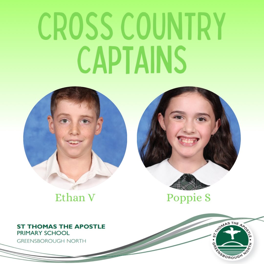 Congratulations to Ethan and Poppie who lead our cross country team at the Eltham District cross country carnival today.
#crosscountry #captains #leadership