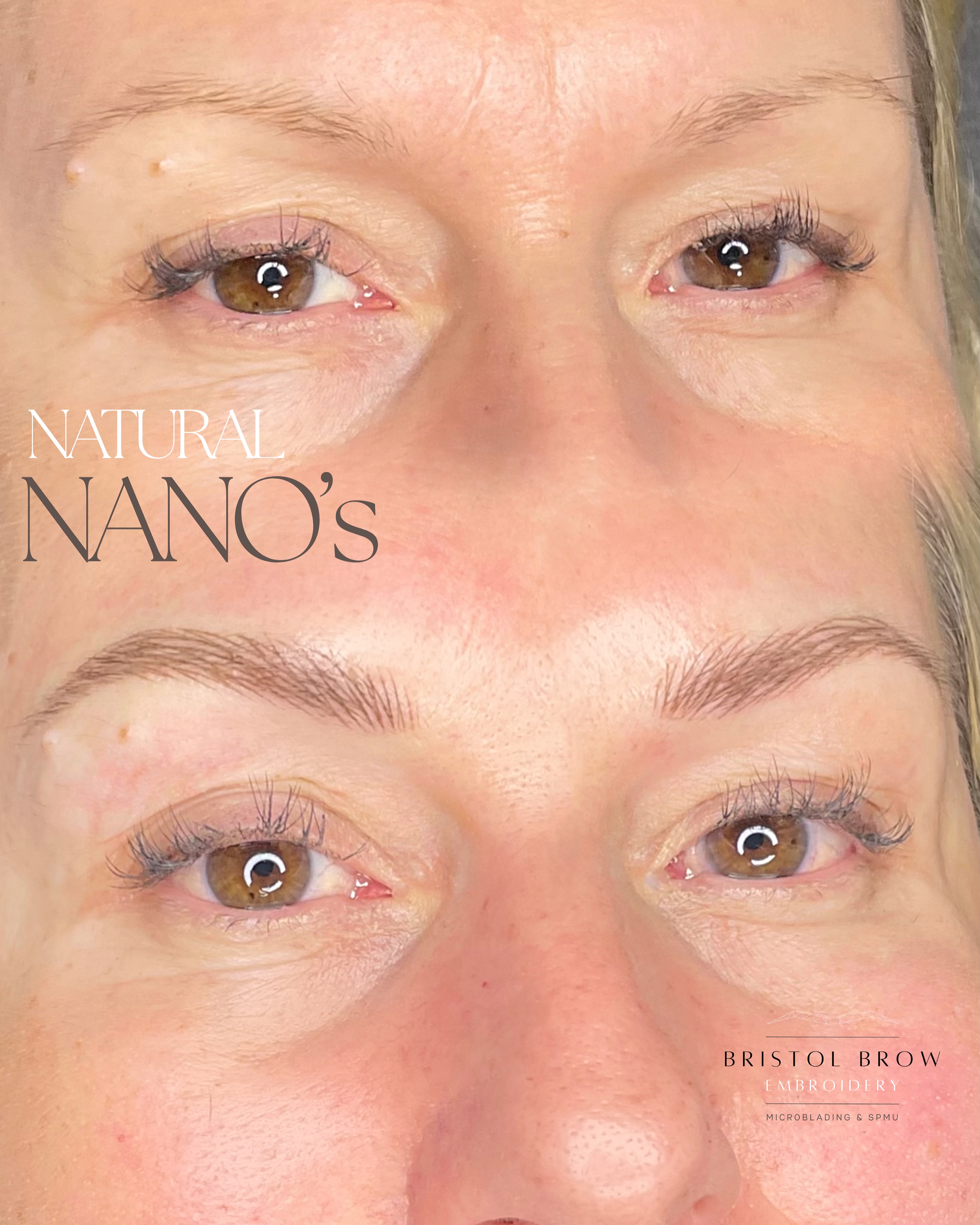 Blonde and subtle Nano’s for the most natural look 👌
____________________
🗓️ BOOK NOW - Link in Bio (this shows next Availability)
🌐 Further Information on Services & Prices at www.bristolbrowembroidery.co.uk
🏡 Home-Based Studio in Westbury-on-Trym, Bristol
⭐️ Five Star Google Reviews
💬 DM or Text 07920575556 with further enquires
______________________
#PMUExpert #BristolBrowEmbroidery #MicrobladingArtist #SPMU #Naturalenhancement
