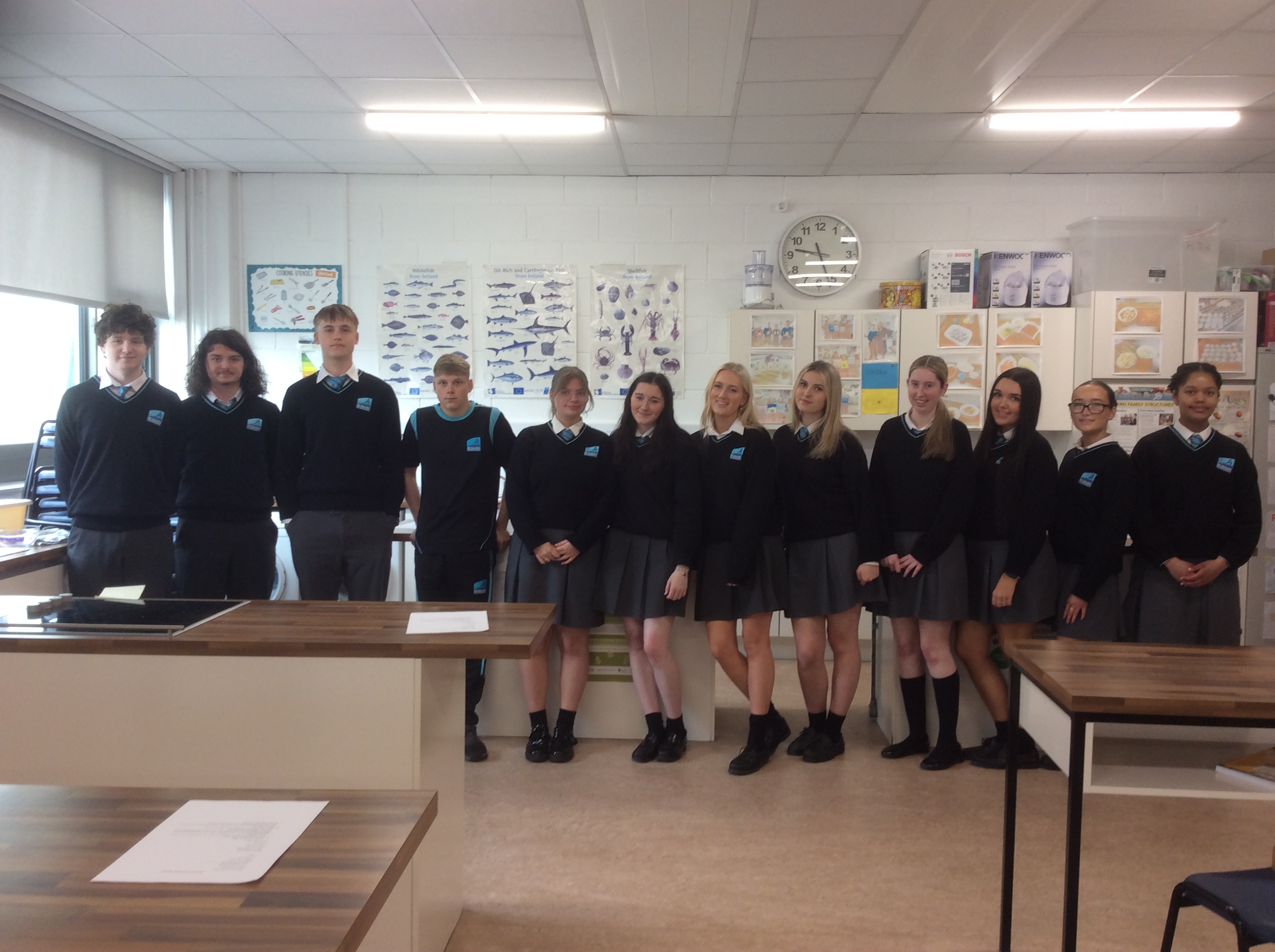 Ms. Carmody's 6th Year Home Ec. students have been hard at work, creating masterpieces ahead of their graduation later today π§