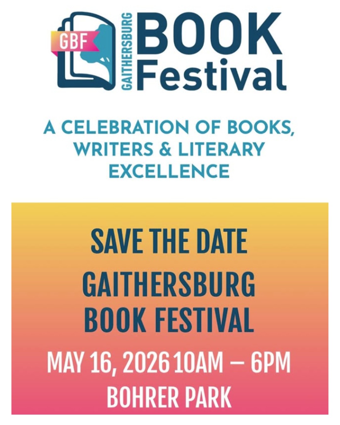 If you're in the #DMV area and need something fun to do this weekend, stop by the Gaithersburg Book Festival! @gburbbookfest
It's free to attend (and park)...
...and in addition to browsing books, there will be tons of activities for kids and adults.
Come find me in the Children's Village!
#montgomerycountymd #montgomerycounty #mocomd #gaithersburg #gaithersburgmd #germantown #germantownmd #rockville #rockvillemd #marylandevents #marylandactivities #marylandkids #marylandfamilies