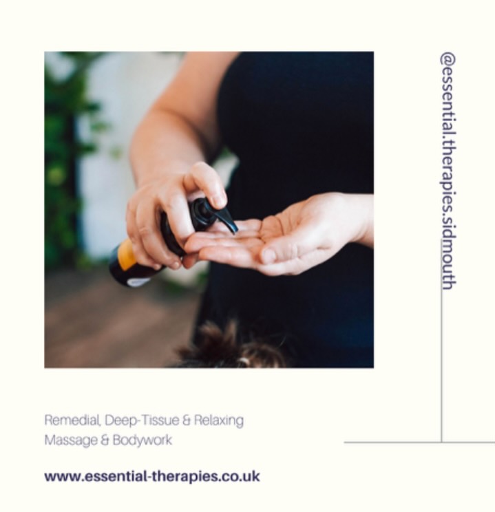 Remedial, deep-tissue, and relaxing massage and bodywork treatments available with Kaya and Nathalie.
• Manual lymphatic Drainage
• Oncology Support Treatments
• Maternity Massage
• Myofascial Release
• Indian Head Massage
• Thai Foot Massage
• Hot Stone Massage
• Dry Cupping
www.essential-therapies.co.uk