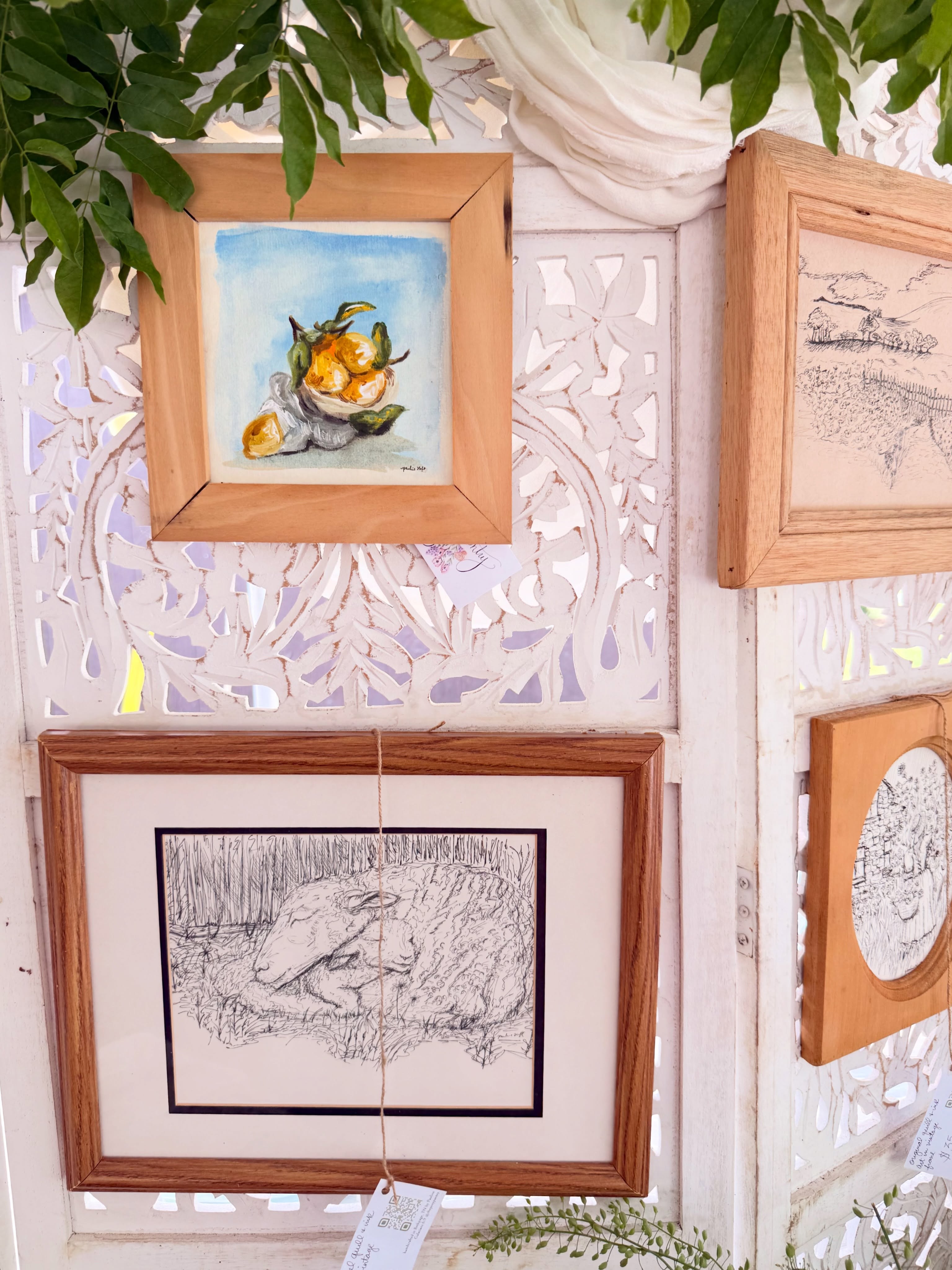 Spring days are for all the country cottage art feels 🪿🌷🫖