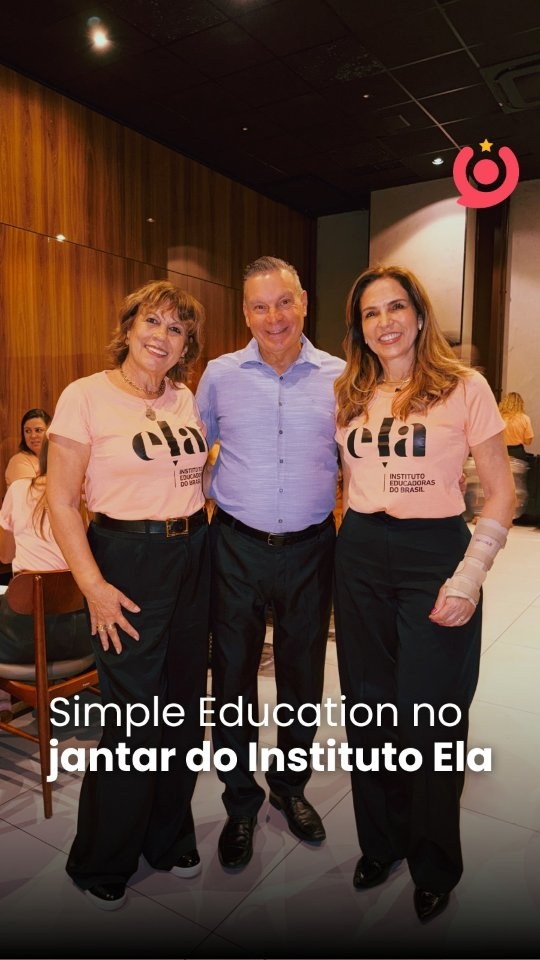 Vamos relembrar? No mês de março, mês simbólico da luta das mulheres, o time da Simple Education esteve presente no jantar do @ela_instituto, uma instituição sem fins lucrativos que cria, apoia e realiza diferentes ações para contribuir com o desenvolvimento humano, com foco no fortalecimento de mulheres em situação de vulnerabilidade, e que temos orgulho…