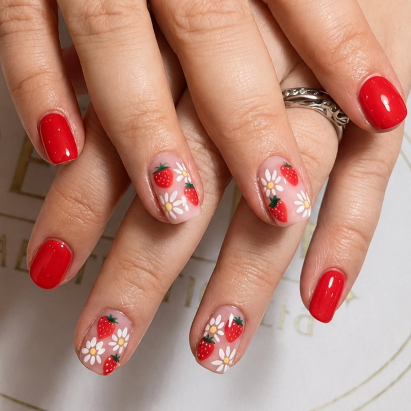 Obsessed is an understatement
Cute glossy reds + tiny strawberries + daisy details = the ultimate summer nail combo 🍓
Perfect for holidays, brunch dates, girls trips or just feeling extra cute every time you look at your hands
Created by our talented Neve at Essex Beauty & Aesthetics ❤️
Appointments are filling fast for summer sets!
📍Basildon, Essex
📲 Book online via our website
#StrawberryNails #SummerNails #NailInspo #CuteNails #GlossyNails #EssexNails #BasildonNails #NailArt #SummerVibes #GelNails #NailDesign #EssexBeautyAndAesthetics#basildonnails #basildonnailtech #essexnails