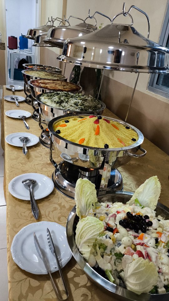 Nosso evento desse sábado está maravilhoso 🙏
Cardápio incrível 👏😋