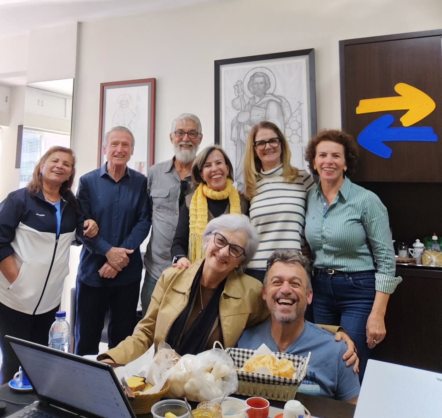 Visitas ilustres com boas energias para alegrar nossa quinta-feira. 👏👏🤗😘
