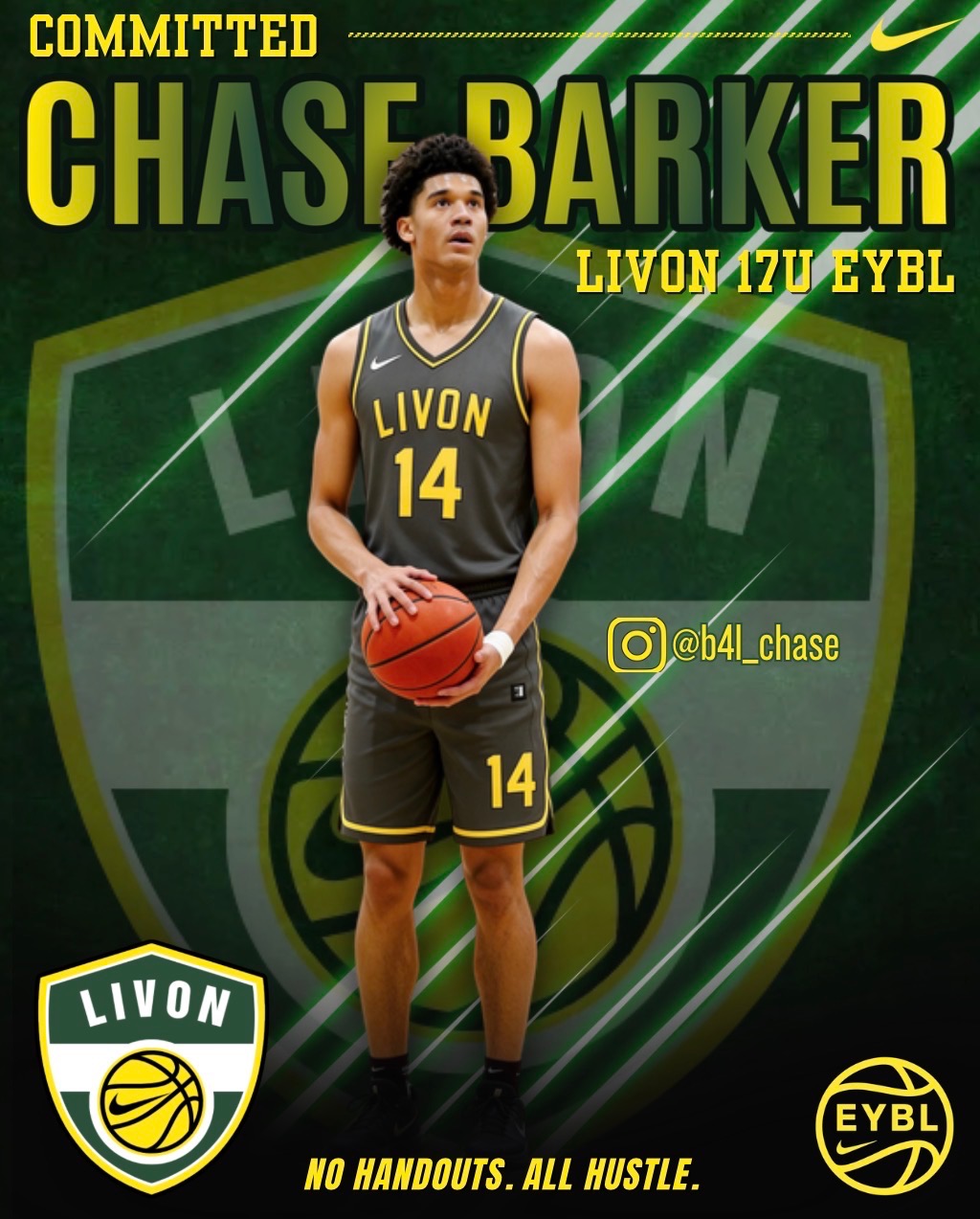 Chase Barker, Welcome to 🤝 LivOn EYBL Family. 17U
Floor General, Defender
No shortcuts. No handouts.
Just work.
#NoHandoutsAllHustle #LivOn #EYBL
b4l_chase @editsbyuti