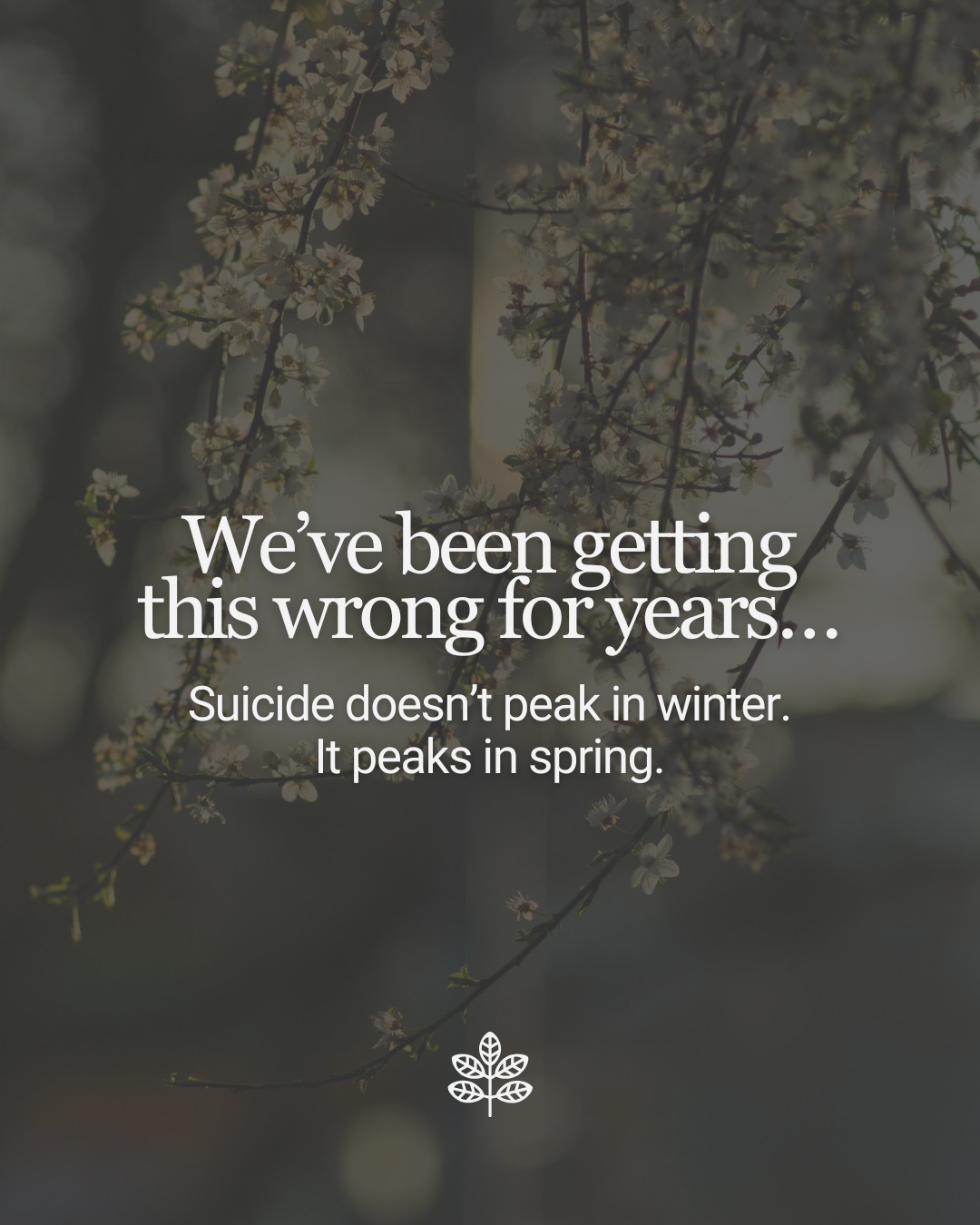For a long time, many people assumed that suicide rates were highest in the winter months.
Research shows a different pattern. Rates often increase in the spring.
This shift can be influenced by multiple factors, including changes in energy levels, routine, and emotional contrast between how someone feels internally and what’s happening around them.
It’s a reminder that distress isn’t always visible and doesn’t follow the patterns we expect.
Checking in on people during times that seem “lighter” or more hopeful can matter more than we realize.
🌟 If you found this helpful and want to learn more, please ‘Follow’ or share our content 🙌🏾
🍃 Learn more about Bay Psychology
✉️ Email: support@baypsychology.ca
📞 Call: 705-478-7771
🖥️ Website: www.baypsychology.ca
📍 176 Lakeshore Dr Suite 15, North Bay, ON
DISCLAIMER: Information shared by Bay Psychology on social media is not intended to replace or be constituted as psychological or medical care. It’s intended for educational and informational purposes only. If you need support, please establish care with a regulated healthcare provider.
