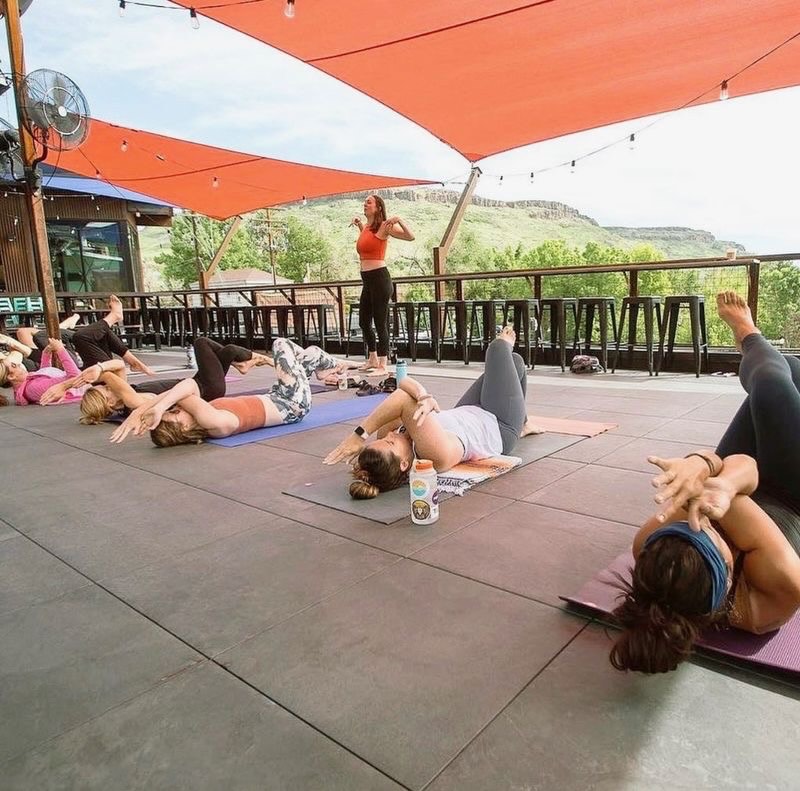 Summer Fridays are better on the rooftop. ☀️
Rooftop yoga with @flowyogastudio begins tomorrow (5/15) and is back all summer long. Join us every Friday from 9:30–10:30 AM for an all-levels flow overlooking Clear Creek and South Table Mountain — a fresh mountain morning like none other.
$20 secures your spot (BYO mat) + a complimentary beverage of your choosing from our tap wall after class. Advance sign-ups are recommended via our IG stories.