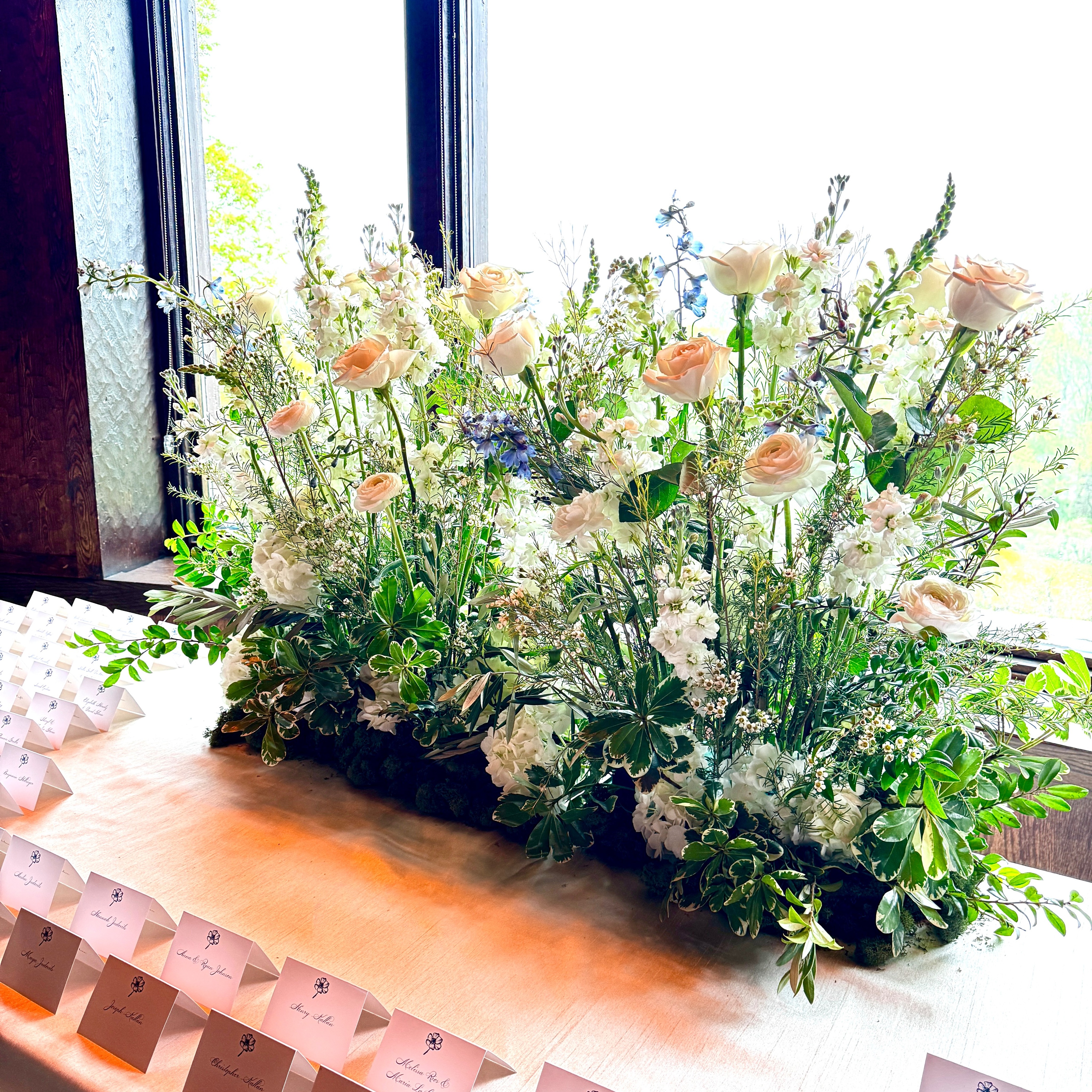 Loved these flowers - a wonderful meadow like design that was created by @michelefordfloraldesign for a wedding last weekend and donated to us to create bedside arrangements for the patients at ARK Healthcare & Rehabilitation at St. Camillus in Stamford. They added so much cheer and brightened the day of everyone, including our volunteers who gladly delivered them.