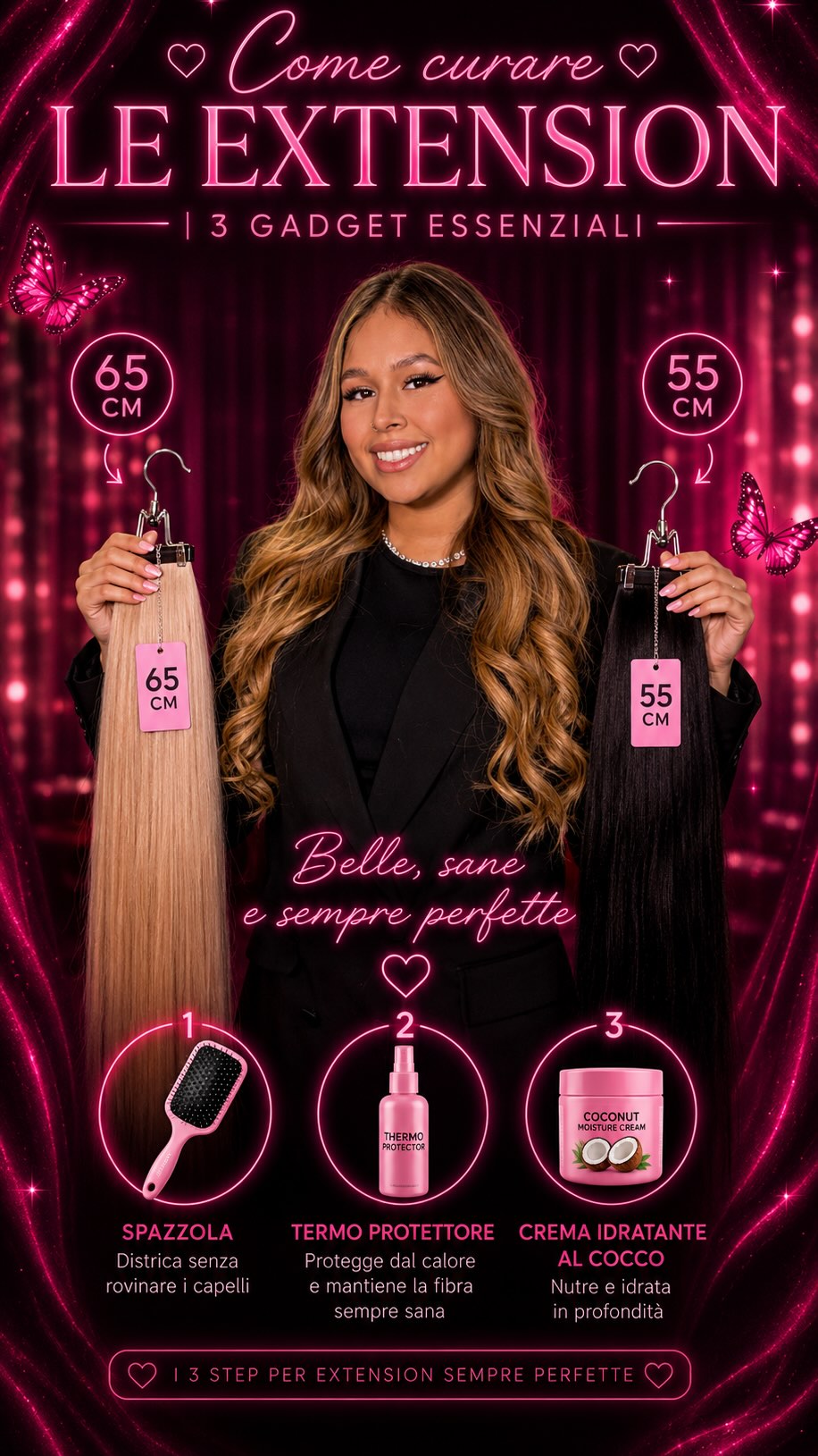 ✨ EXTENSION CAPELLI VERI: come mantenerle perfette ✨
Se hai delle extension capelli veri, devi sapere che la cura a casa è TUTTO 💎
È quello che fa davvero la differenza tra un effetto sempre bello e naturale… e capelli che si rovinano dopo poco.
In questo video ti spiego le basi fondamentali per prenderti cura delle tue extension capelli 100% naturali 👇🏼
✔️ come lavarle senza rovinarle
✔️ come mantenerle morbide e luminose
✔️ cosa evitare per non rovinarle
✔️ gli errori che vedo ogni giorno sulle extension
Le extension capelli veri, se curate nel modo giusto, possono durare fino a un anno mantenendo un effetto bello e naturale ✨
Salva questo video se hai le extension o se stai pensando di farle 💖
Se vuoi delle extension capelli naturali a Milano, con effetto super naturale e senza danni, scrivimi in DM “EXTENSION” 📩
ti aiuto a scegliere la soluzione perfetta per te
#extensioncapelli #extensioncapelliveri #extensionnaturali #extensionmilano #curaextension sapevi già queste cose?🩷