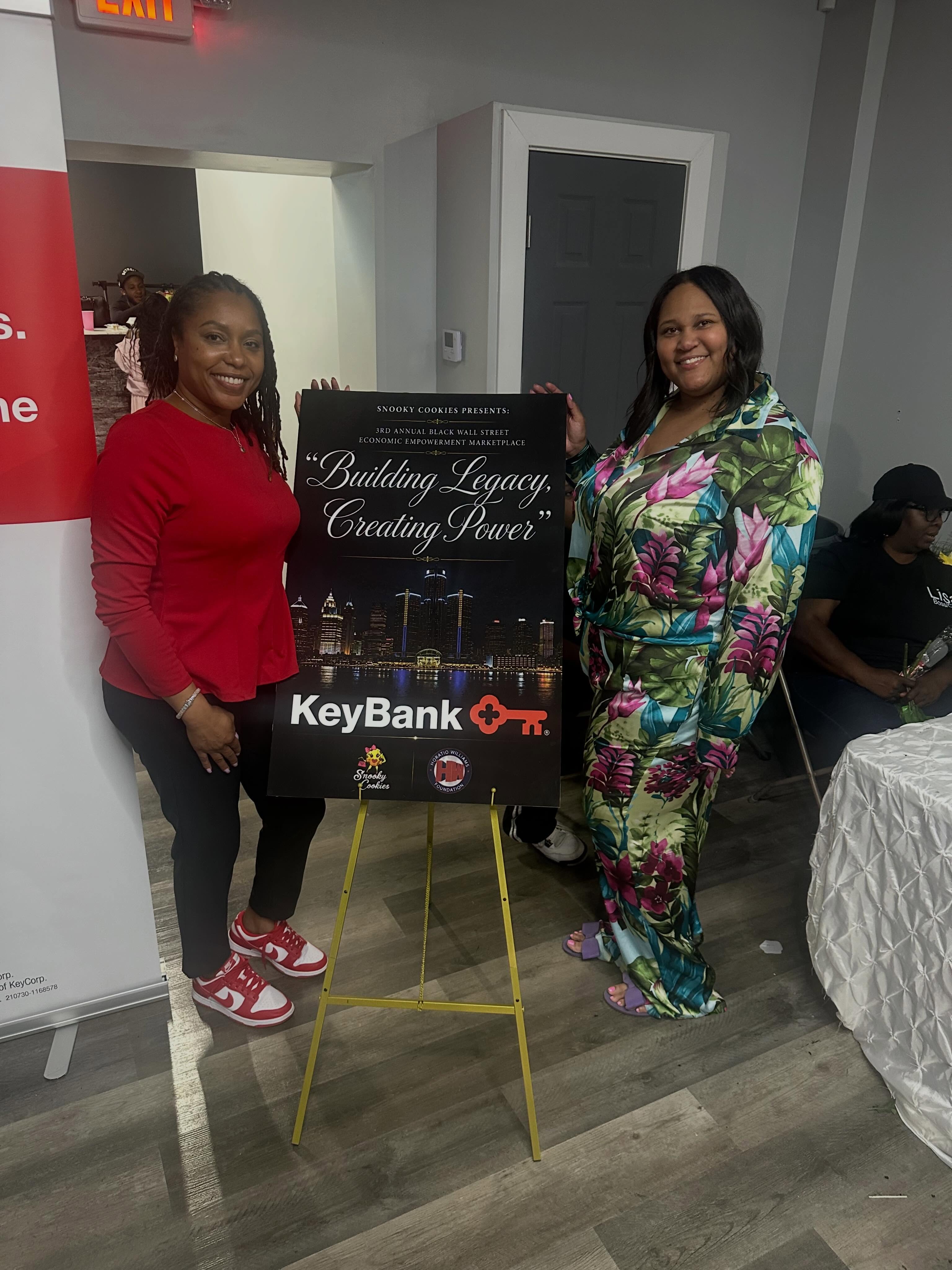 A very special thank you to @keybank for Sponsoring our 3rd Annual Black Wall Street Economic Empowerment Marketplace 🩷