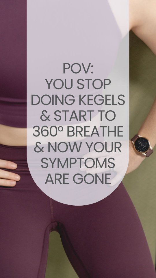 Kegels aren't it Mama š
āāļø
I don't care what your pregnancy app says.
Or what your doctor says.
Or the friends who you trust most.
Unless you've specifically seen a REPUTABLE pelvic health specialist who did an internal exam not just on your back, but during movement as well, then FOR THE LOVE OF ALL THINGS GOOD FOR YOU.....stop š«
Kegels aren't even close to the gold standard when it comes to healing from your dysfunction.
And that's because they don't address the root cause which is an inability to lengthen through the pelvic floor and coordinate it under your diaphragm.
Because if no one has told you, your PF is a group of muscles, just like the muscles that make up your arm or leg. And just like the arm or leg, strong muscles are ones that know how to contract AND lengthen.
Because for sooooooooo many women, their PFs are tight AF.
Our world is stressful.
Mom life is stressful.
Navigating pregnancy loss is stressful (and traumatic)
Navigating pregnancy after loss is stressful.
Stress = tension
Tension ā happy pelvic floor
Kegels make unhappy PF worse
So it is no wonder that symptoms don't get better and probably worse if you're only doing kegels.
So instead, I want you to begin 360° breathing of your core canister which means from your ribs to your low abdomen, expansion happens 360°.
Easiest way to do this š breathe to your butthole (vulgar, but it works)
Don't like that?
Then I want you to breathe wide into your pelvis, or breathe your spine away from you, or imagine an umbrella opening up upside down inside of you.
Whatever works for you, that is what I want you to focus on.
Good inhale = good exhale
Good inhale & exhale = happy PF
Be sure to tag or send to a friend who you were just talking to about this and follow along for the right advice.
Be Resilient Mama!
#pelvichealth #pelvicfloorydysfunction #diaphragmaticbreathing #postpartumhealth #corehealthandfitness