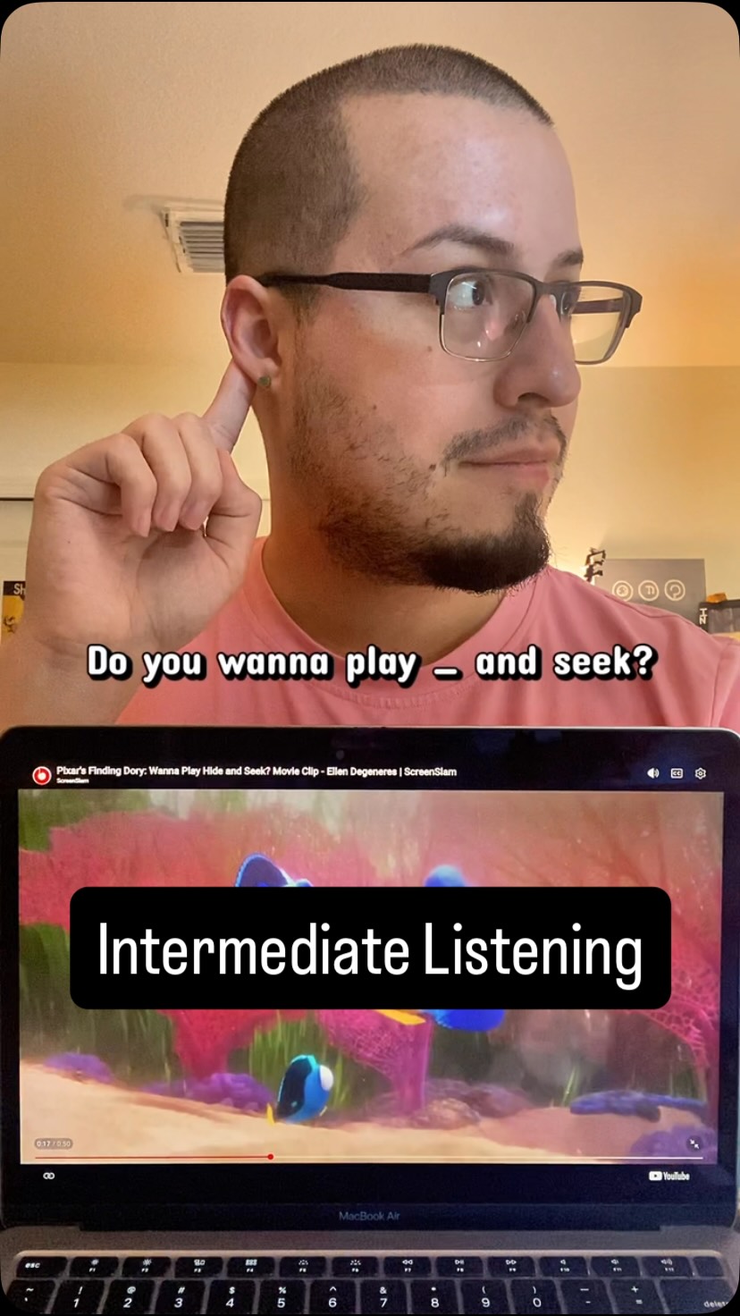Quick English listening practice! Fill in the blank: do you wanna play __ and seek?
#inglesparabrasileiros #englishteacher #inglesparaadultos #inglesamericano #inglesfacil