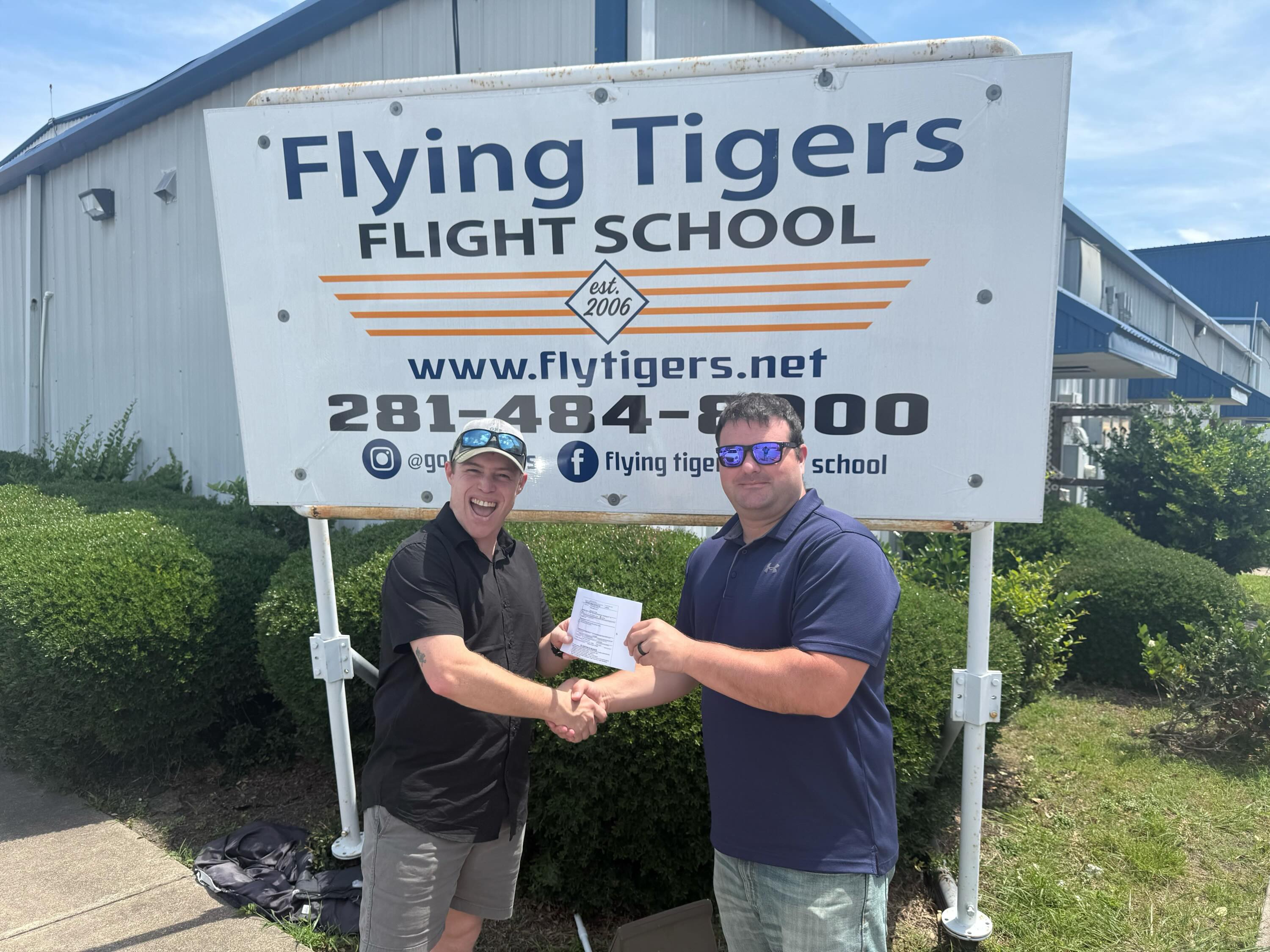 Congratulations Bryan Meyer on the successful completion of your Commercial Pilot checkride. Way to go, sir!