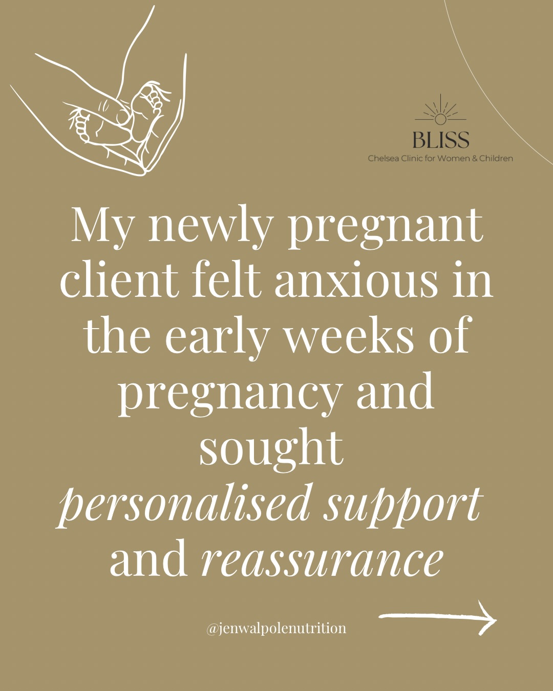 Pregnancy can bring so much joy — but also uncertainty, overwhelm and anxiety, especially in those early weeks.
Supporting this client through the beginning of her pregnancy journey was all about creating a personalised, evidence-based plan that helped her feel informed, calm and confident.
Through nutrigenetic and microbiome testing, we were able to make tailored changes to her nutrition, lifestyle and supplementation to support both mum and baby in the best possible way.
“What I appreciated so much was that the support went far beyond nutrition and supplements alone. Jen also helped me navigate the challenges of busy London life, maintain healthy eating habits in a realistic way, and cope with the anxieties and emotions that can come with early pregnancy. It felt very holistic, supportive and personalised throughout the whole journey.”
Here’s what she wanted to share with you:
“It is an amazing support for anyone who wants to build a really good foundation when it comes to vitamins, supplements and understanding nutrition throughout pregnancy. It helps you become much more aware of what your body actually needs during each stage of the journey and gives you the confidence that you are supporting both yourself and your baby in the best possible way.”
Every pregnancy journey is unique, and personalised support can make all the difference and this is exactly what we provide at @blisschelseaclinic
Pregnancy Nutrition | Personalised Support | Nutritionist | Womens Health | Consultant Obstetricians | Fetal Medicine | Pregnancy Support