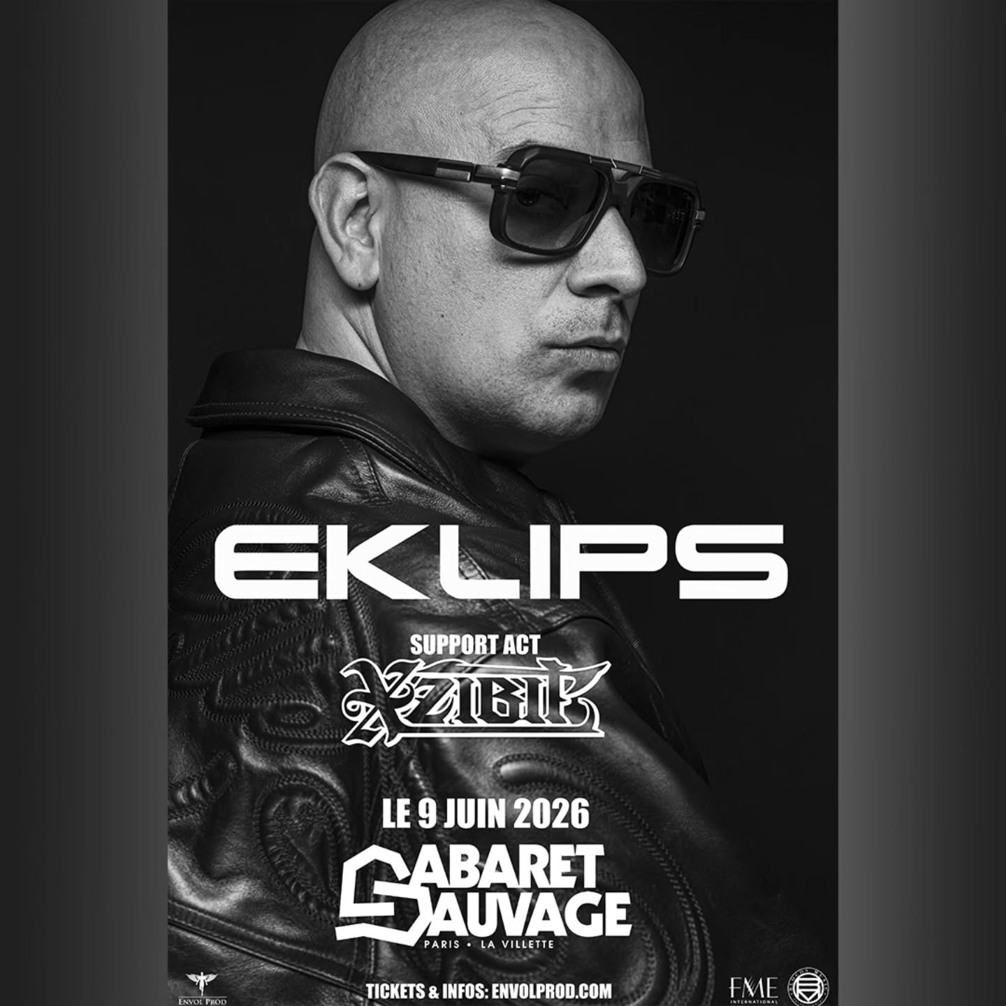 Envol Production proudly presents
EKLIPS as support act of
XZIBIT Ft The Furnace Band« THE KINGMAKER TOUR »
📆 9 Juin
📍 Paris - @cabaretsauvage
🎟️ Tickets & Info envolprod.com
#xzibit
#Eklips
#cabaret_sauvage_paris
#blocosmusic_ent