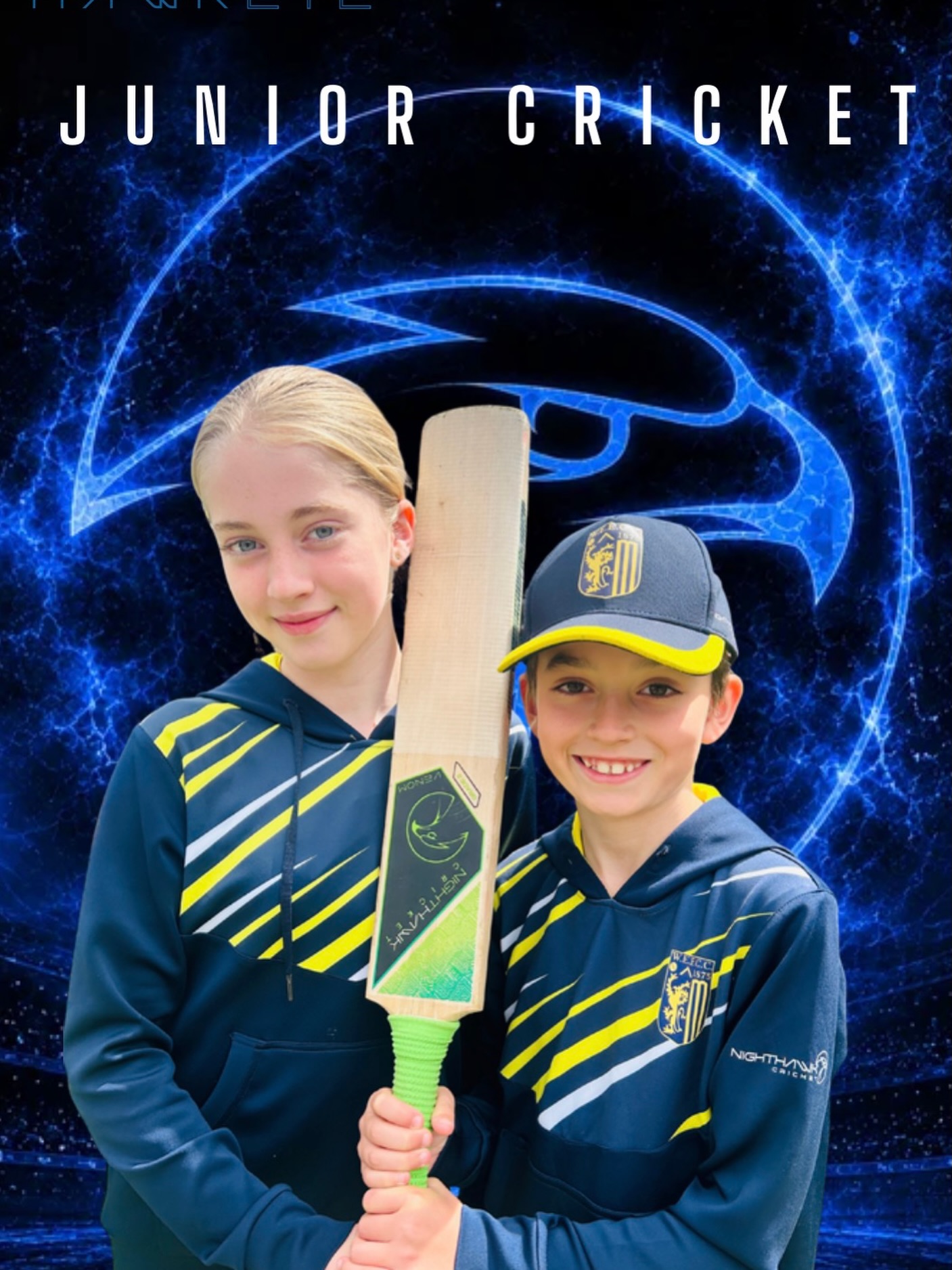 The next generation looking seriously sharp in our junior teamwear range!
Any clubs looking for a refresh of the junior sections, get in touch- no compromises on quality and prices that won’t be matched anywhere!
#FutureHawks
#NighthawkCricket
#CricketKids