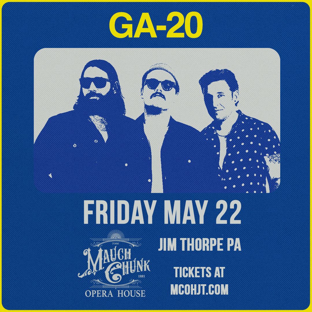 On May 22, @ga20band returns to the Mauch Chunk Opera House.
Since 2018, GA-20 has been at the forefront of a traditional Blues revival. In their short history, GA-20 have been 3x #1 Billboard Blues chart toppers and 4x Boston Music Award winners for Best Blues Act.
Get tickets at mcohjt.com
#JimThorpe #JimThorpePA #VisitJimThorpePA #poconos #poconotourism
