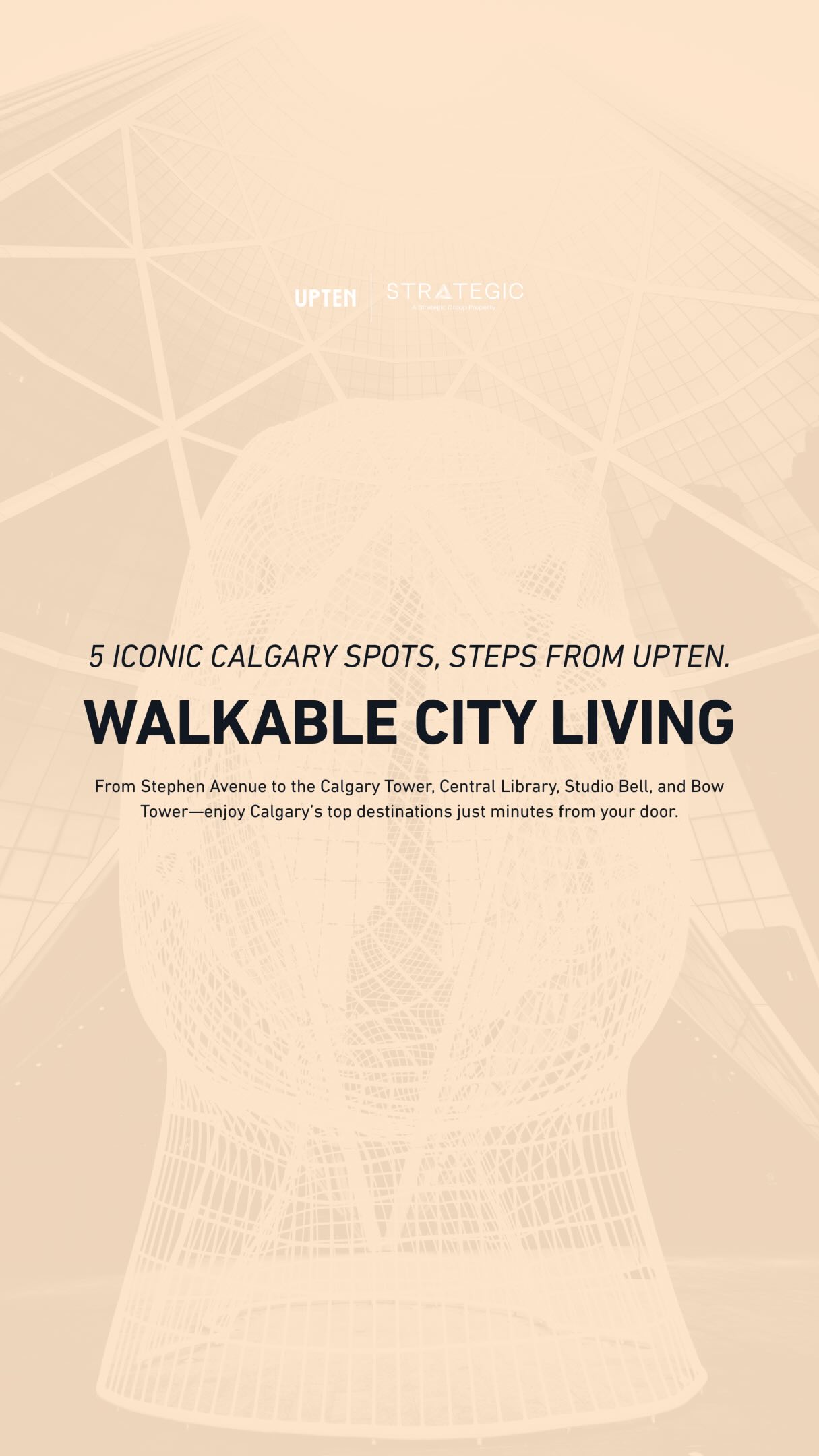 Live at Upten Calgary and step into the city. 🌆✨
Stephen Ave, Central Library, Studio Bell, Calgary Tower, and Bow Tower - all just minutes away.
#CalgaryLiving #DowntownCalgary #UptenCalgary #YYC #UptenLiving