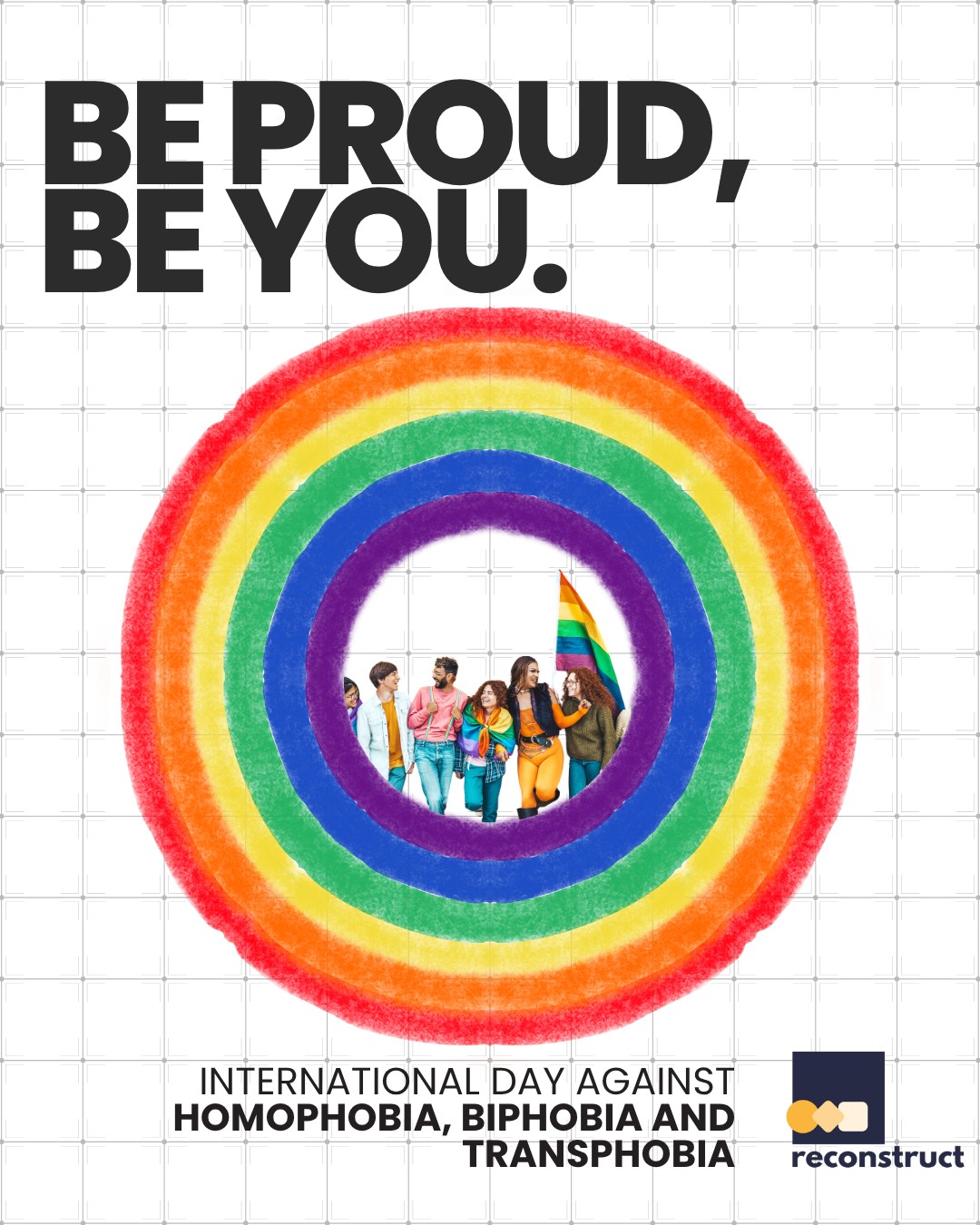International Day Against Homophobia, Transphobia and Biphobia🌈
At Reconstruct, we support people - not just services.
That includes the children and young people we work with, the professionals we train and support, our colleagues, and the wider network of people connected to social care and education.
Today is International Day Against Homophobia, Transphobia and Biphobia - a reminder that everyone deserves to feel safe, respected, and able to be themselves, without fear of discrimination.
We are committed to fostering environments where:
✔ Children and young people feel safe, valued, and heard
✔ Staff and colleagues are supported to bring their whole selves to work
✔ Difference is respected, not judged
✔ Inclusion and dignity are part of everyday practice
✔ Discrimination is challenged wherever it appears
We know that belonging and acceptance have a direct impact on wellbeing, confidence, and outcomes - especially for those receiving care and support.
That’s why inclusion isn’t a separate piece of work. It’s part of how good practice is built.
For us, this commitment runs through everything we do - from supporting children’s services, to working with professionals across the sector, to building strong, respectful working relationships with everyone we engage with.
Everyone deserves to feel they belong - in care, at work, and in life💙
#IDAHOBIT #Inclusion #Belonging #SocialCare #Education #Safeguarding #EqualityDiversityInclusion #Respect #MentalHealth