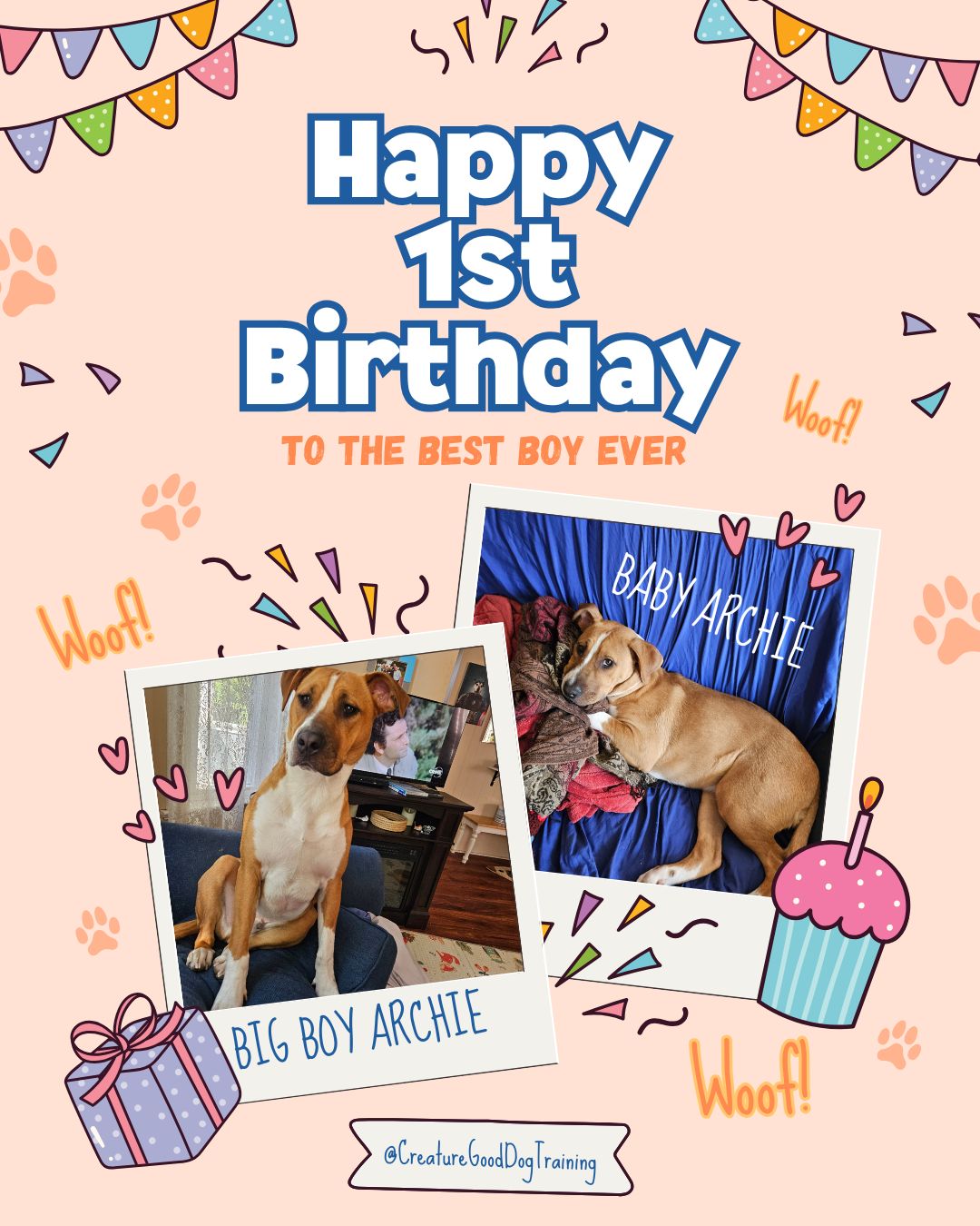 I can't believe my little man is one year old today❤️. The time has flown by so fast. Archie is the sweetest little man❤️