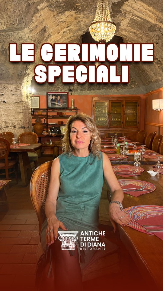 Per le tue cerimonie speciali, vieni a vivere l'esperienza da Antiche Terme di Diana!
📹 @smup_socialmedia