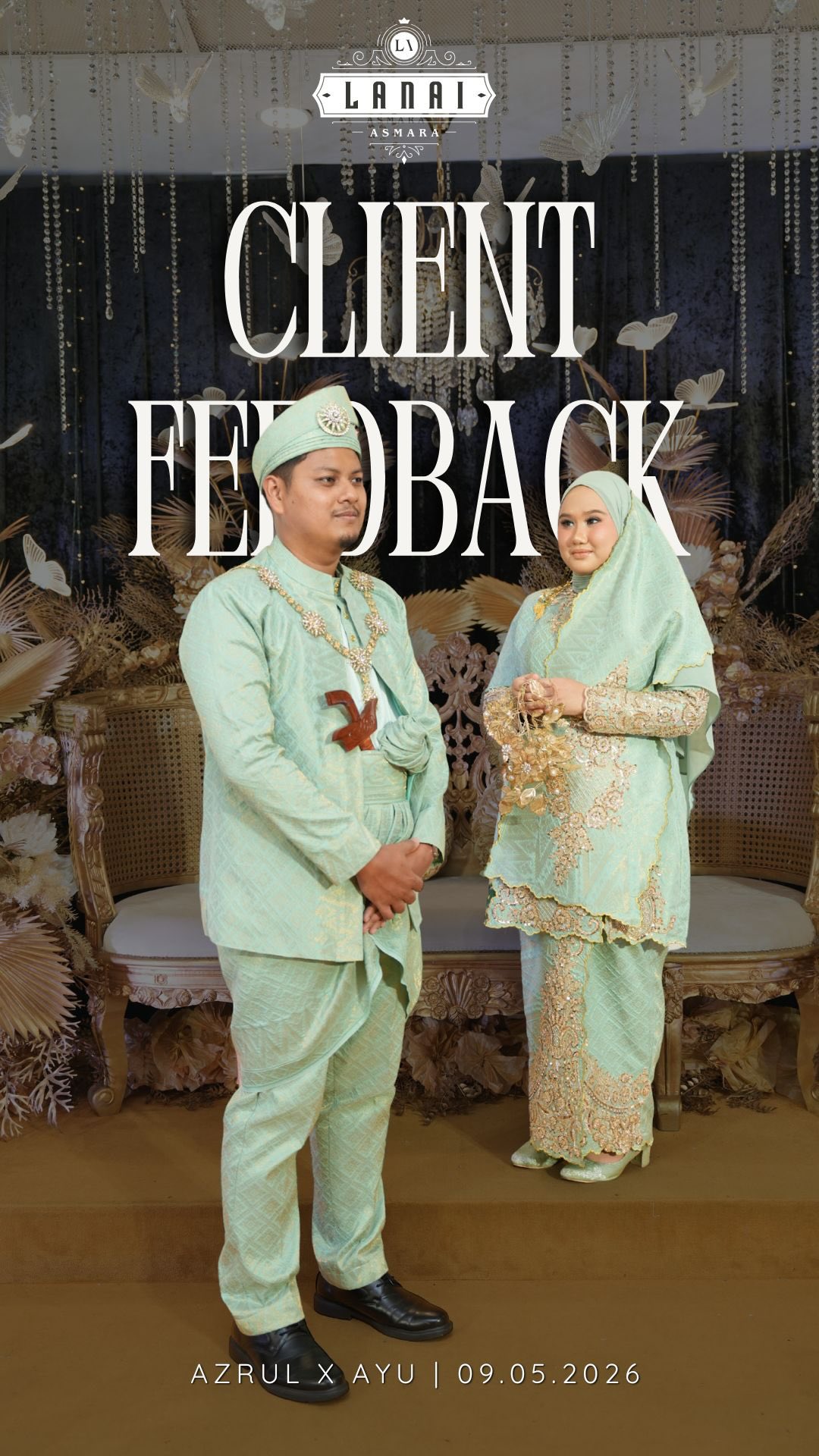 Wedding Reception of Azlan & Ayu π | 09.05.2026
Venue: The Renjana by @lanaiasmara
Nothing makes us happier than seeing our clients satisfied and smiling β¨
#wedding #lanaiasmara #lanaicipta #putrajaya #cateringputrajaya