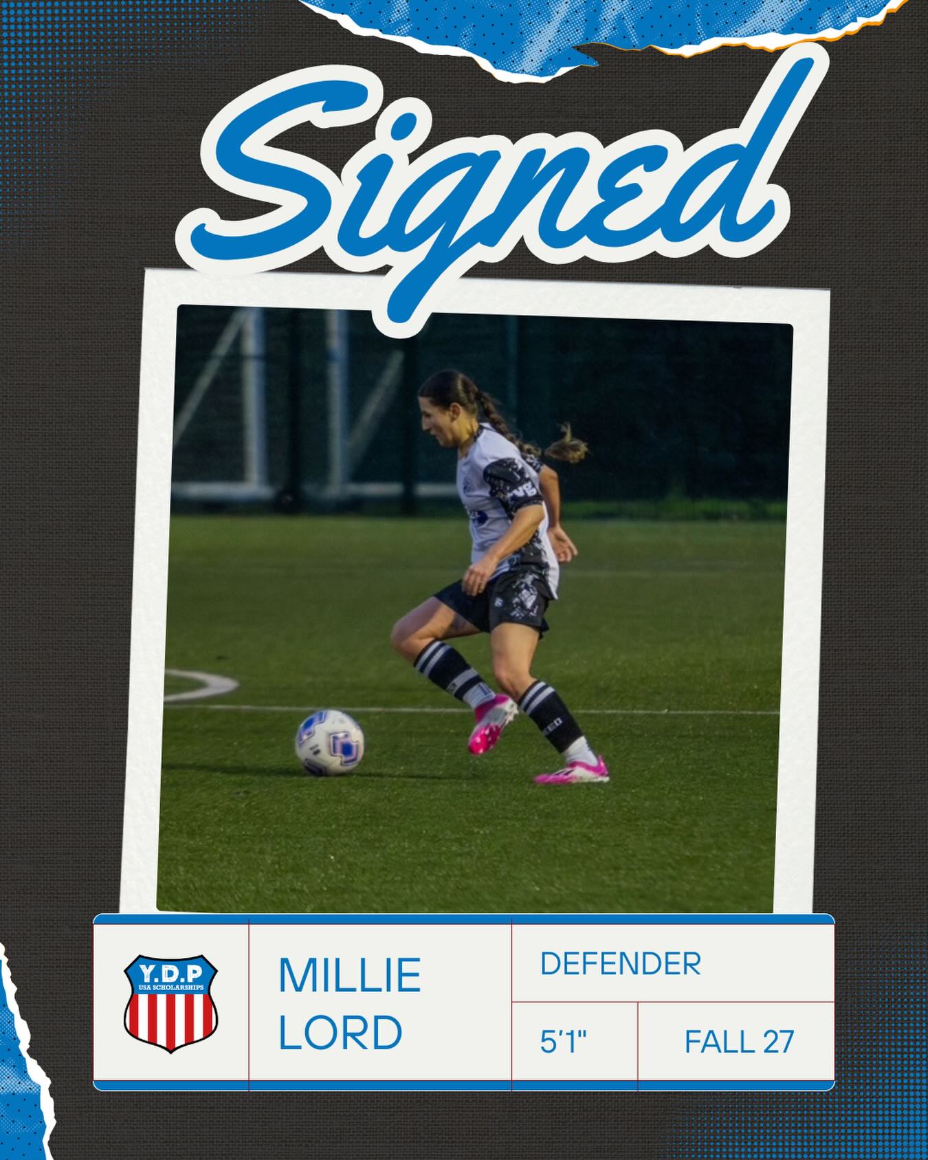 Signed - Fall 27
We welcome defender @millielord.xx to our class of 2027 🙌
Millie is the captain of @gatesheadfcacademy women’s u21 side who have just finished an impressive debut season in the @nationalfootballyouthleague 👏