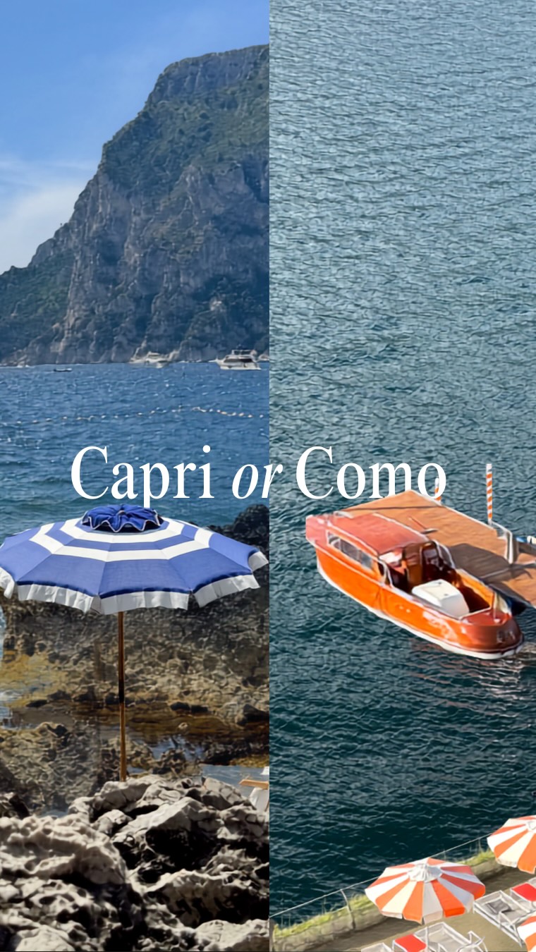 Both iconic. Both very Italy. Completely different vibes. Which one are you? 🌿🚤🍝☀️
#jetlister
#Italy
#Como
#Capri
#Summer2026
