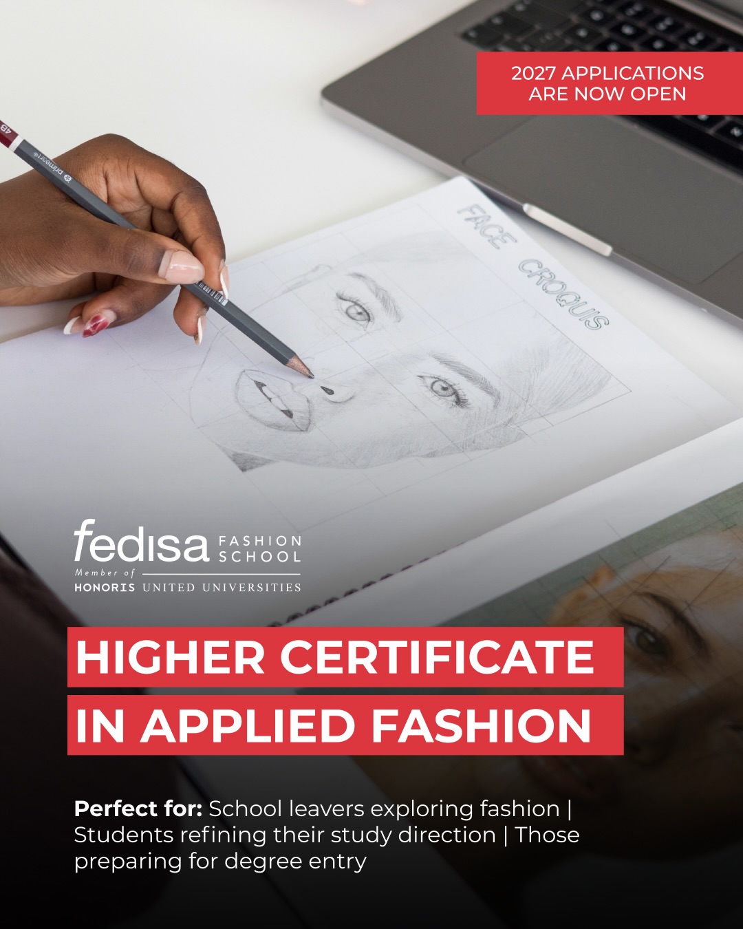Not sure where your fashion journey begins?
FEDISA’s Higher Certificate in Applied Fashion is a one-year foundational programme designed to introduce students to fashion creation and retail environments while building academic confidence and practical industry skills.
Graduates may continue into degree study or step into entry-level fashion roles such as:
• Assistant Merchandiser
• Retail Sales Professional
• Media or Styling Assistant
• Trend or Event Support Roles
This is just one of the six dynamic programmes offered at FEDISA, each designed to prepare students for different pathways within the fashion and creative industries.
Start with a foundation. Build toward your future in fashion.
2027 applications are now open. Go to fedisa.co.za to learn more, or DM us to book a campus tour.
#FEDISA #FEDISAFashionSchool #AppliedFashion #HigherCertificate FashionEducation StudyFashion CapeTownFashion FashionCareers FashionRetail FashionStyling