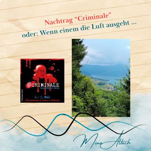 Ein sehr, sehr später Nachtrag zur CRIMINALE. Von der ich wieder mal nicht sehr viel zeigen kann, weil ich kaum Fotos gemacht habe. Ob ich mich da jemals bessere?
=> Wie macht ihr das - habt ihr das Handy als Erinnerung in der Hand? Oder denkt ihr einfach so daran?
Es war wieder SUPER, tolle KollegInnen, geniale Vorträge, eine wunderbare Stadt.
Aber: Am Samstag ging mir die Luft aus. Also habe ich mich kurz ausgeklinkt. Bin in den Bus eingestiegen, nach St. Gilgen gefahren und dort den von mir heiß geliebten Weg nach St. Wolfgang gegangen. Danach mit dem Schiff zurück nach Fürberg, dort eine Fischsuppe gegessen. Körperlich, geistig und seelisch gestärkt bin ich dann wieder nach St. Gilgen gewandert, wieder in den Bus gestiegen und nach Salzburg gefahren.
Um am Abend an einem fulminanten Gala-Finale teilzunehmen (von dem ich - erraten: kein einziges Foto habe ...)
Geht es euch auch manchmal so, dass ihr euch ausklinken müsst? Batterien aufladen?
Bin gespannt auf eure Kommentare!