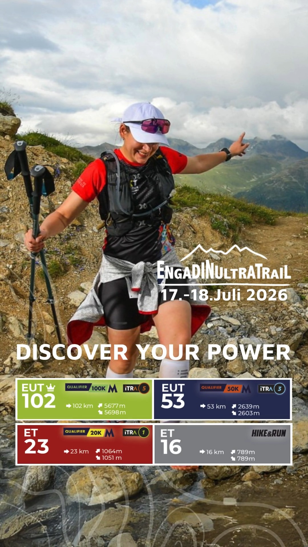 ⏳ 𝗘𝗶𝗻 𝗭𝗶𝗲𝗹 𝘃𝗼𝗿 𝗔𝘂𝗴𝗲𝗻 𝘃𝗲𝗿ä𝗻𝗱𝗲𝗿𝘁 𝗷𝗲𝗱𝗲𝘀 𝗧𝗿𝗮𝗶𝗻𝗶𝗻𝗴.
Der Engadin Ultra Trail 2026 ist mehr als nur ein Rennen — es ist Motivation, Abenteuer und Emotion in einem. 🏔️✨
Am 18. & 19. Juli 2026 läufst du durch die beeindruckende Bergwelt des Engadins, vorbei an Seen, Trails und spektakulären Ausblicken. 🌄
Ob 16 km, 23 km, 53 km oder 102 km:
Jede Distanz erzählt ihre eigene Geschichte.
💥 Gemeinsam leiden
💥 Gemeinsam feiern
💥 Gemeinsam das Ziel erreichen
Jetzt anmelden und dein Trailrunning-Highlight 2026 fixieren. 🚀
#engadinultratrail #eut2026 #discoveryourpower #trailrunninglife #engadin #runtheswissalps #ultratrail #mountainlover #trailcommunity