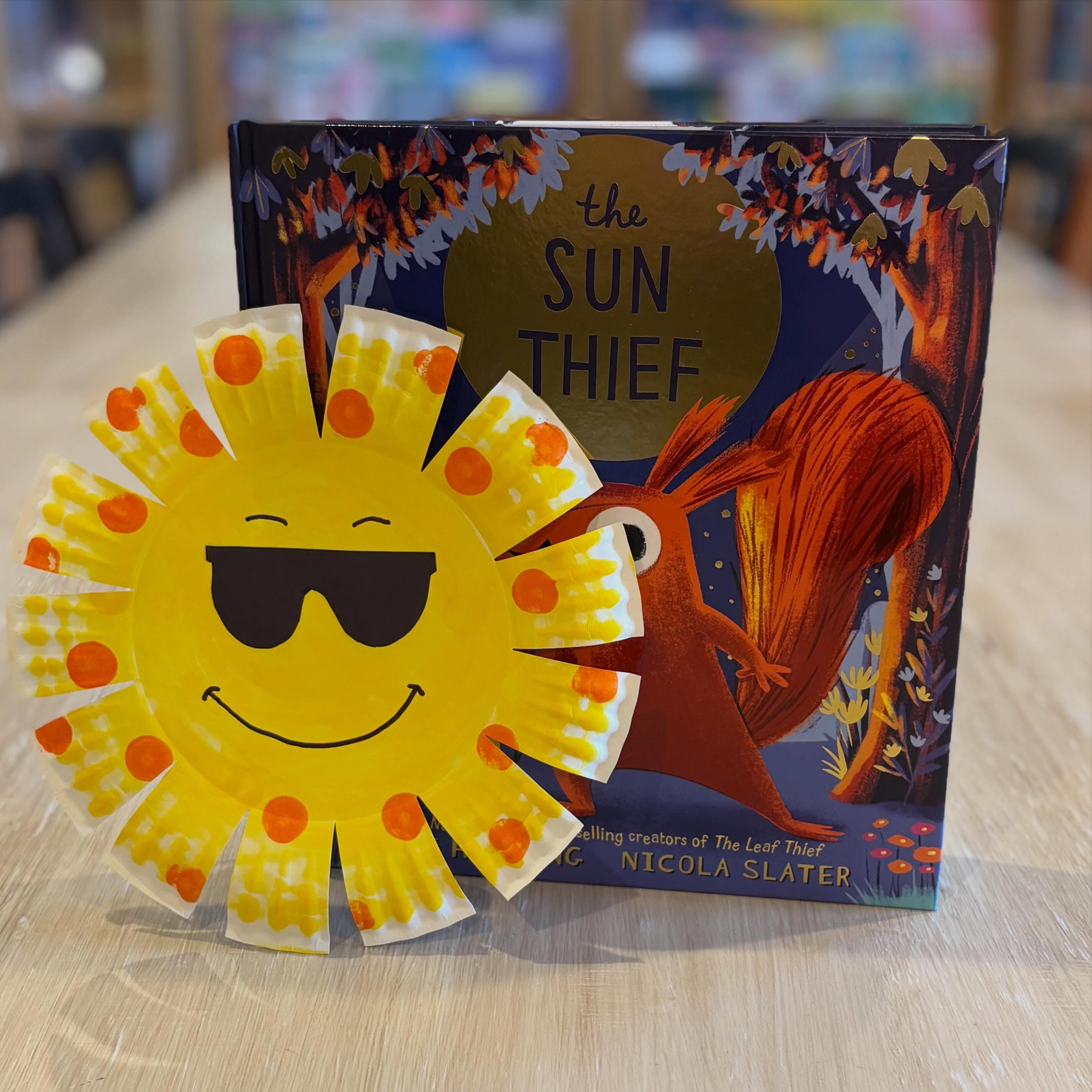 Rain, Rain, Go Away — now the fire truck is coming on a different day! We’ve rescheduled the 🚒 and firefighter Tom on Saturday, June 27! Tomorrow the rain may move us inside, so we’ll channel our reading energy into a fun sunshine craft after we read “The Sun Thief” from the NYT bestselling author of “The Leaf Thief,” Alice Hemming and illustrator Nicola Slater! Join us at 11! Everyone is welcome! #community #indiebookshop