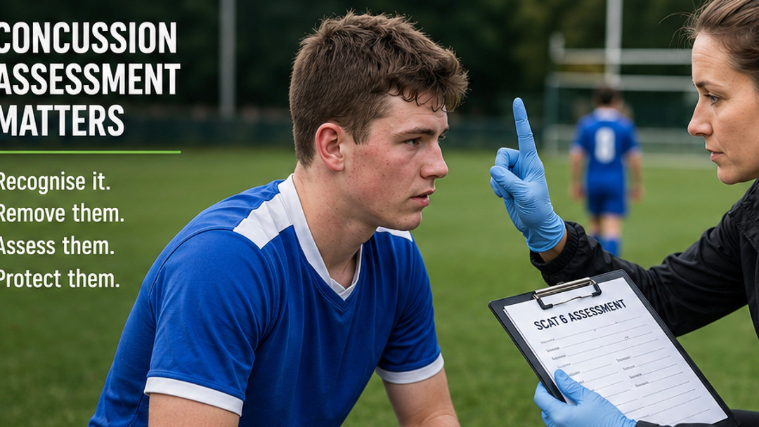 Applying the SCAT6 for Concussion Assessments in Grassroots Sport — practical tips for sideline and early post-injury evaluation. Protect your players with evidence-informed steps and clear guidance. Link in Bio #SCAT6 #ConcussionAwareness #GrassrootsSport #SportsSafety #TrainDirect