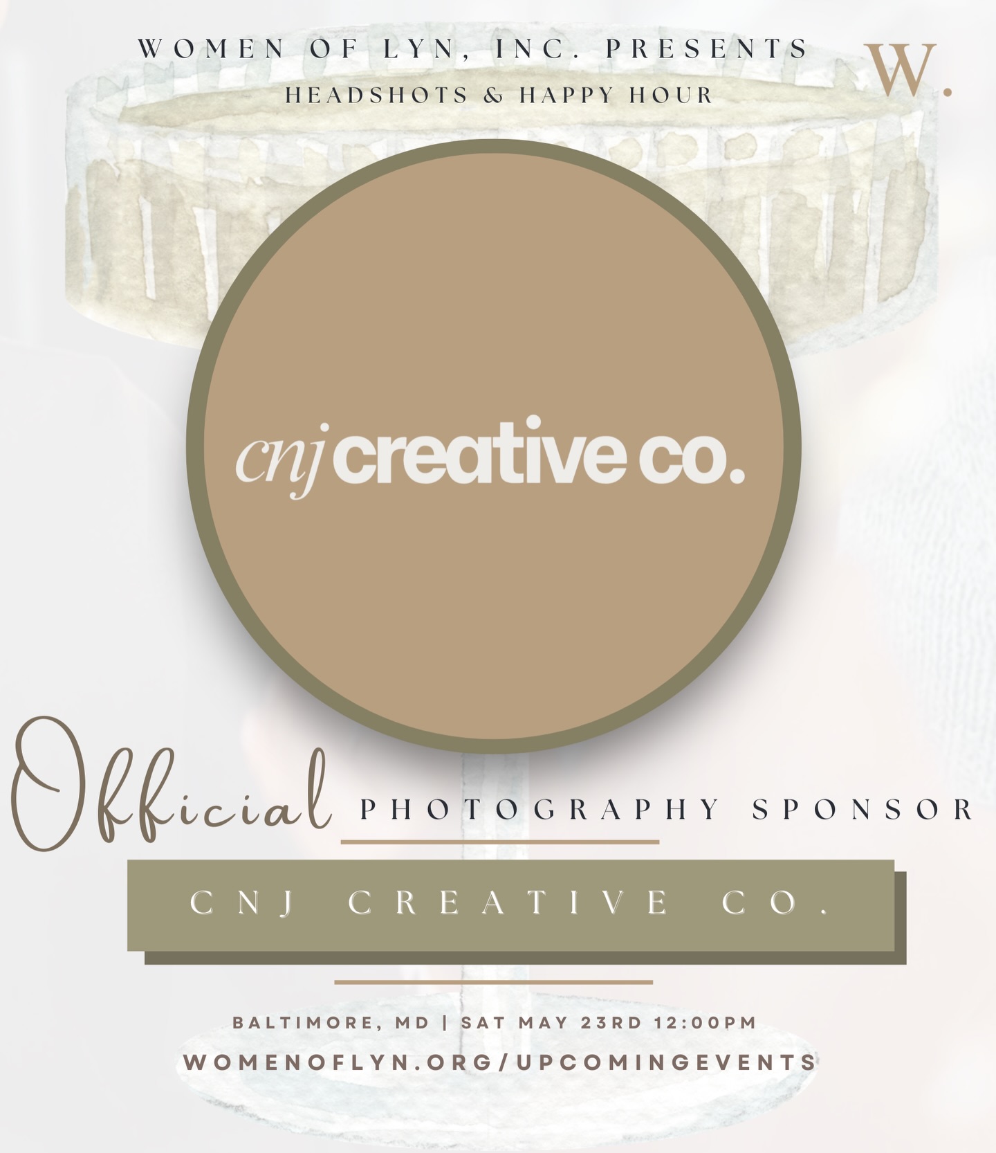 Introducing our primary photography sponsor for our Headshots & Happy Hour event on May 23rd, @cnjcreativeco. 🤎
We’re excited to partner with a creative company that understands the importance of helping women show up confidently and professionally in every room they walk into.
Whether you’re updating your LinkedIn for business, refreshing your brand photos, launching a business, or simply investing in yourself, this experience is designed to help you leave with polished headshots, meaningful connections, and a renewed sense of confidence alongside an incredible community of women.
See you ladies there!
Visit WOMENOFLYN.ORG to save your spot. 🎟️