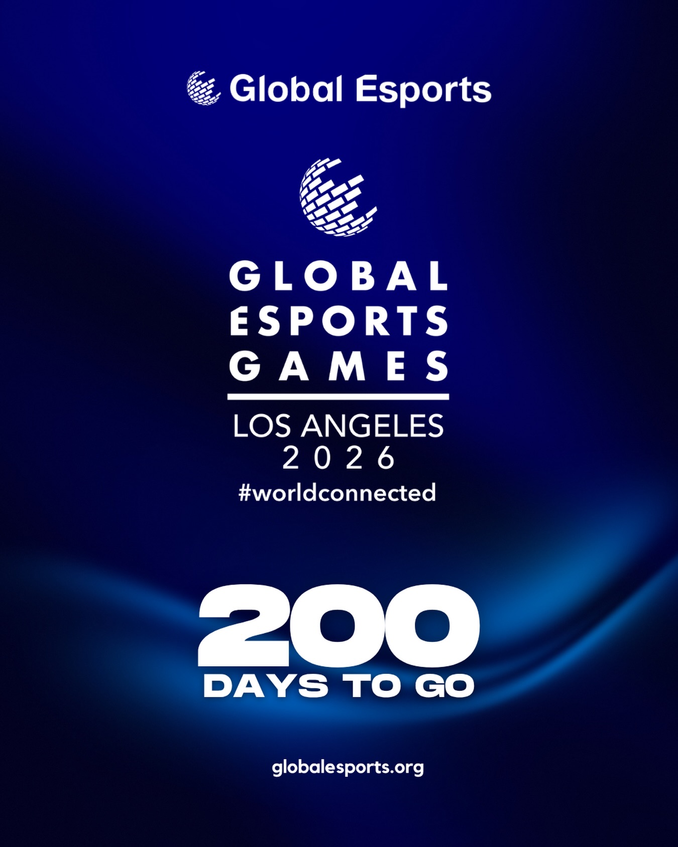 The countdown continues. 2️⃣0️⃣0️⃣ days to the Los Angeles 2026 Global Esports Games. 🇺🇸
🔗 Link in bio
#worldconnected #GEG26