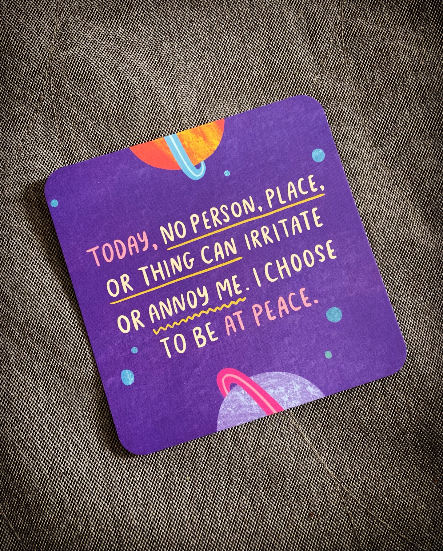 SOMETIMES I GET TRIGGERED, but I’ve learned that no one can make me feel anything without me agreeing to it - it’s not possible. Only I am in my body. I control my own emotions and feelings. I believe that we make a CHOICE as to how we react to others - that is in our power.
By choosing to detach from people’s behaviours and choosing to reframe how you view things, it is possible to change how you react.
This doesn’t mean becoming a doormat, it means that instead of feeling triggered, angry and at the mercy of your own emotions, you take a breath, reframe and speak from a calm space of grounded boundaries.
We all annoy and irritate each other from time to time - that’s human, but we can also choose whether or not to allow another’s behaviour to affect us or not.
I know which I prefer, and I love using these little affirmation cards by Louise Hay as a reminder.
What about you? Do you find yourself being triggered or stay calm and grounded? 🌳
@hayhouseuk
@hayhouseinc
#affirmation #youcontrolyourhappiness #happysunday☺️ #louisehayaffirmation #thehappinessgaphq