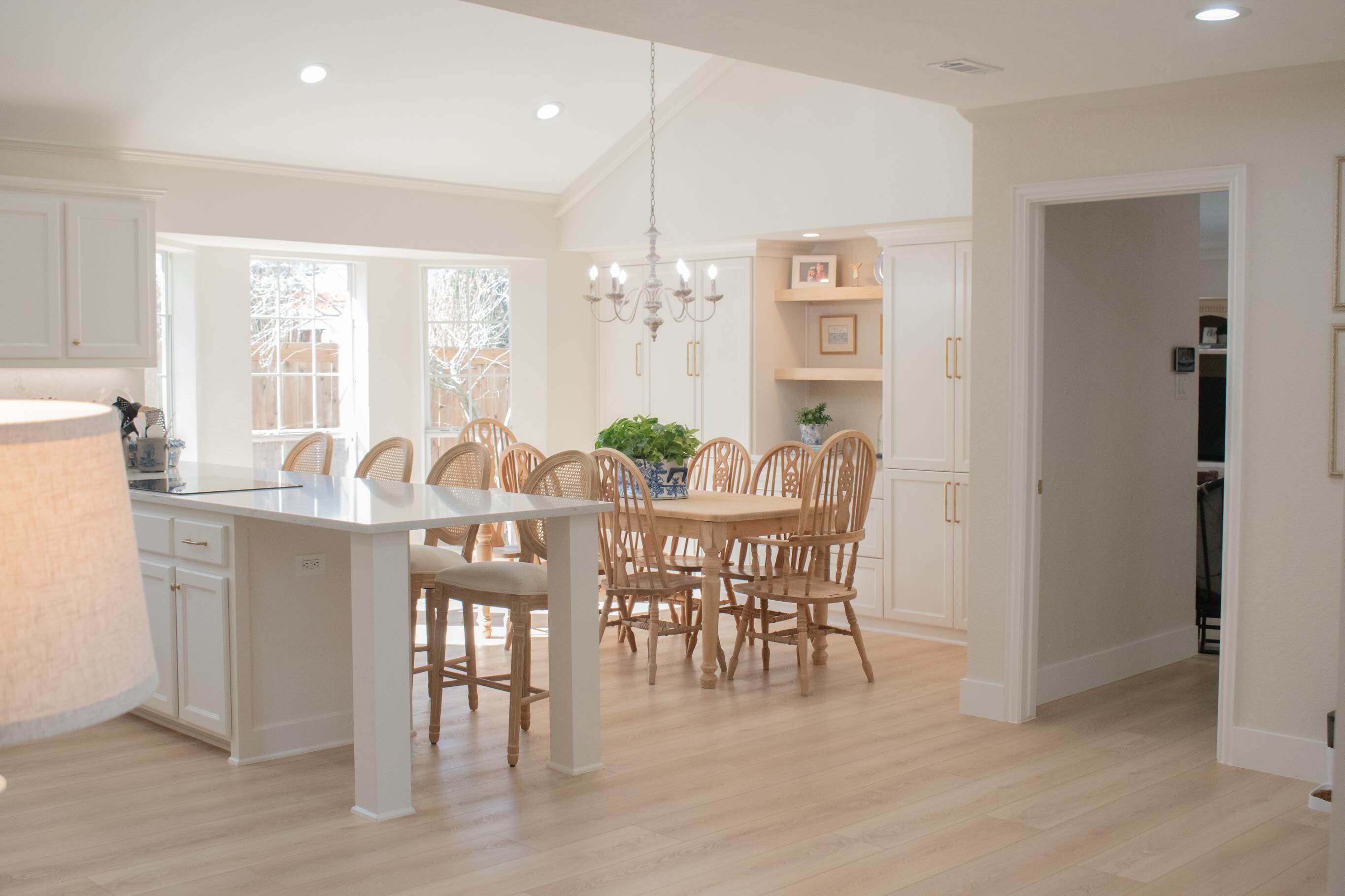 Where others see confining load bearing walls, we see opportunity. 🤩Before pics at end. Call today for a complimentary estimate. Booking now for July. 682-404-2831 Our remodels include complimentary design assistance.