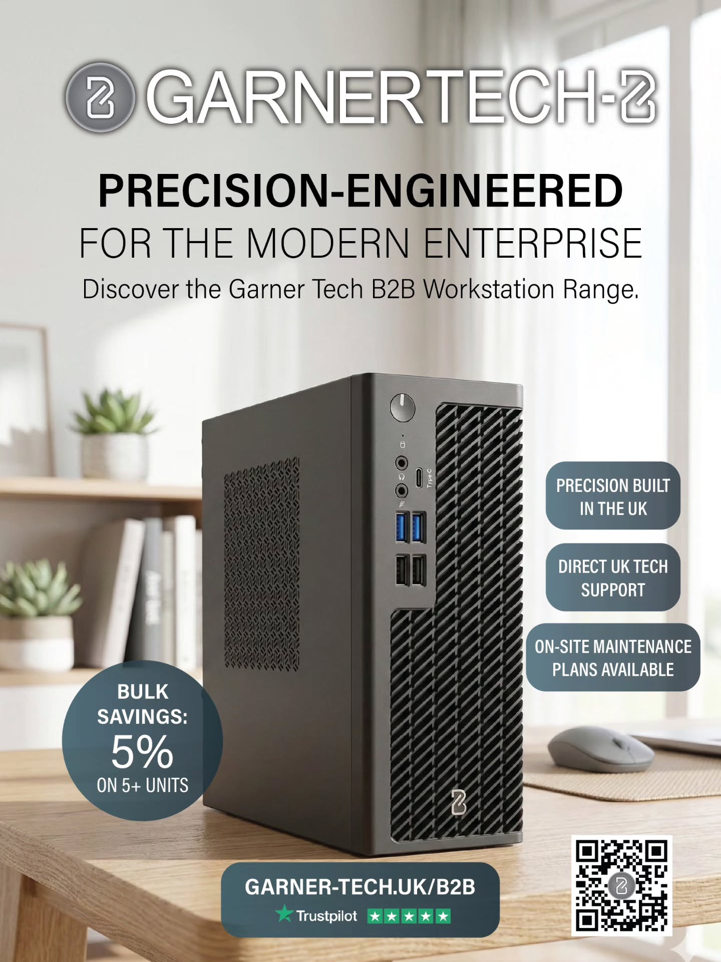 Break-Fix is Broken.
Waiting for your business PCs to slow down or fail isn't just frustrating—it's expensive. Downtime cripples productivity, hurts client relationships, and directly impacts your bottom line. Your business deserves better than reactive IT.
Discover the difference with the Garner Tech B2B Workstation Range. Precision-engineered for the modern enterprise, our machines are designed for reliable, high-performance operation.
But we offer more than just powerful PCs. Partner with us for on-site maintenance plans, ensuring your critical technology receives proactive care. Our UK-based direct tech support means you get expert help when you need it, minimizing interruptions.
We understand the needs of businesses like yours. That's why we build precision PCs in the UK and offer bulk savings (5% off when you buy 5+ units).
Take control of your IT. Choose Garner Tech for hardware and support you can rely on.
Visit Garner-Tech.uk/B2B to learn more.
#BusinessIT #ManagedServices #UKTech #Workstation #EnterpriseSolutions
