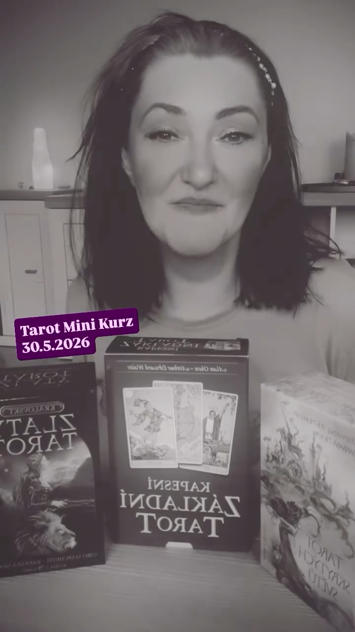 Ahoj, pozývam ťa na TAROT Mini - Kurz už 30.5.2026
Online cez ZOOM ✨
• Naučíme sa Základy a zásady Tarotu
• Aktivujeme si Intuíciu uvoľníme bloky
• Naučíme sa energetické zásady s klientmi a oveľa viac.
50€ / pdf a záznam ~
Pridaj sa k nám 🔮 a praktikuj čisto a bezpečne.
info.altairastrology@gmail.com •
#kurztarotu #Naucsavykladatkarty #tarot #akonakarty #VykladKariet
www.altairastrology@gmail.com •
