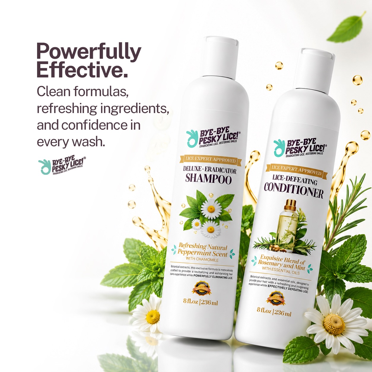 Say goodbye to lice and hello to confidence. ✨🌿
Our premium Shampoo & Conditioner Duo was designed to help families maintain healthy, refreshed hair while supporting effective lice care with botanical-based ingredients and a professional-grade approach.
✔ Refreshing peppermint & chamomile
✔ Rosemary & mint essential oils
✔ Non-toxic inspired care
✔ Professional in-home lice experts
✔ Trusted by families across NJ, NY & CT
Clean. Fresh. Professional.
Because your family deserves more than just treatment — they deserve peace of mind.