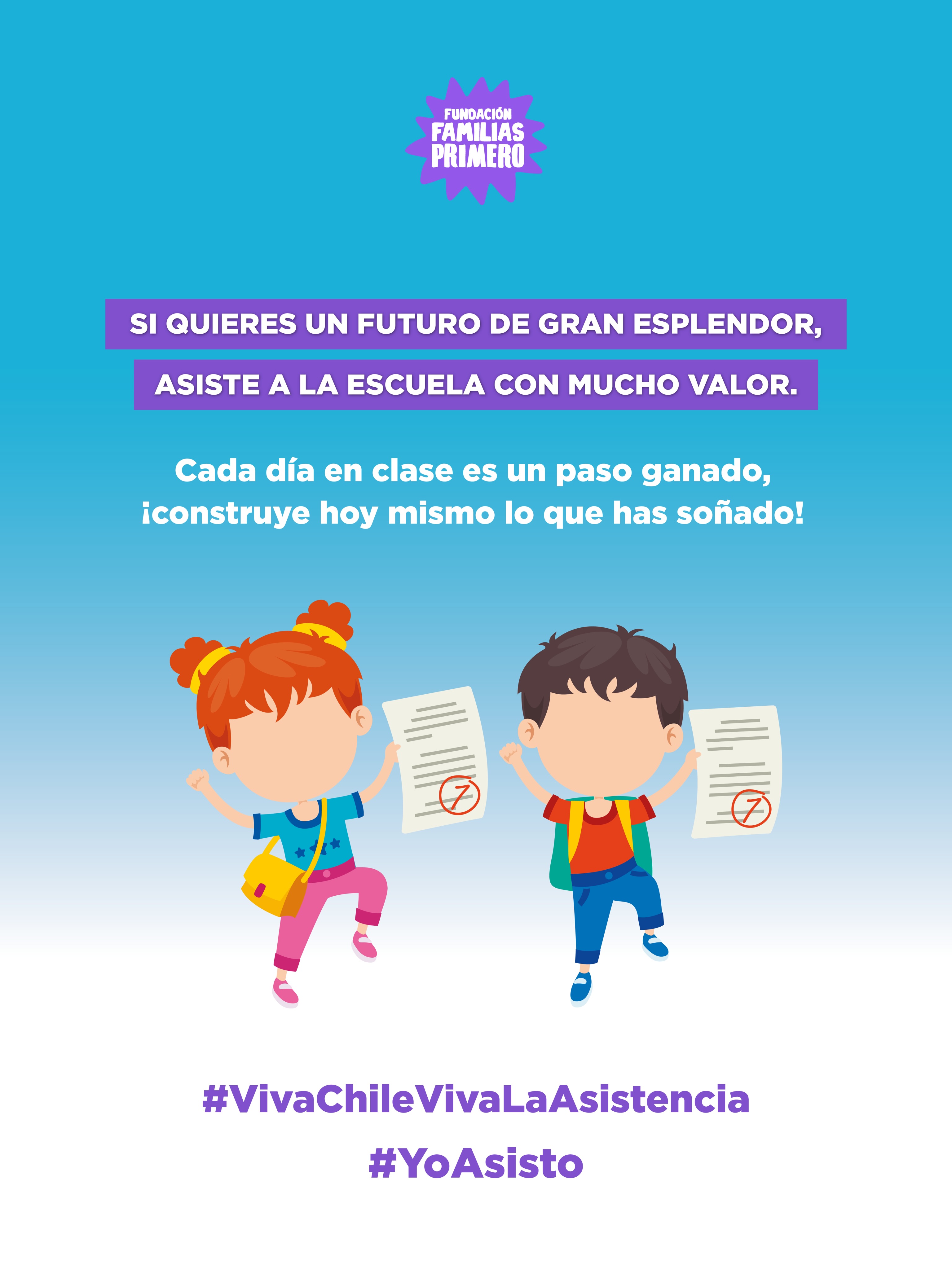 📚✨ Cada día en la sala de clases es una oportunidad para crecer.
Asistir a clases no solo suma aprendizajes, también acerca a cada niño a sus sueños.
Porque cada jornada cuenta, cada esfuerzo vale y cada paso en la sala de clases construye futuro. 💙
Hoy es un gran día para aprender, participar y seguir avanzando con entusiasmo.