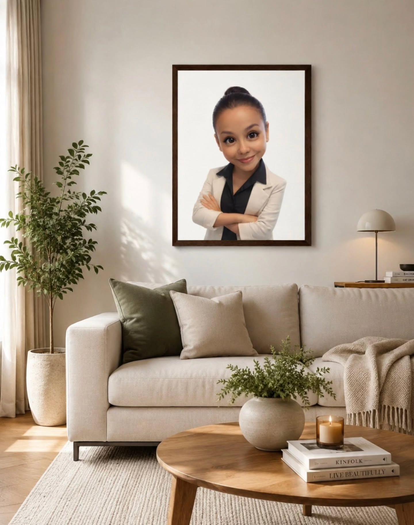 You have a plant.
You have a string lights.
You have that one framed print you bought at a market three years ago and never questioned.
It's time to question it.
We make custom illustrated wall portraits. Four styles. Your face (or your dog's face). On your wall. Forever.
The plant might die. This won't.
🌐 theportraitsociety.co
.
.
.
#WallArt #HomeDecor #CustomPortrait #InteriorDesign