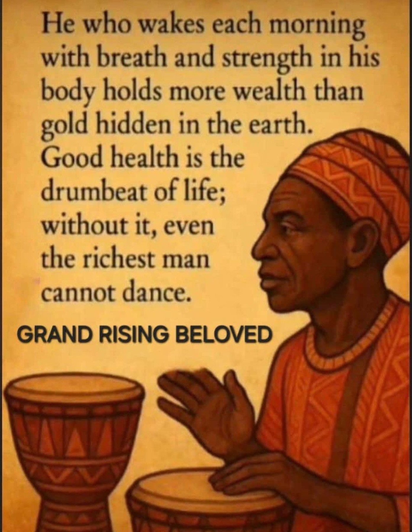 Grand Rising one & all❤️💛💚🖤