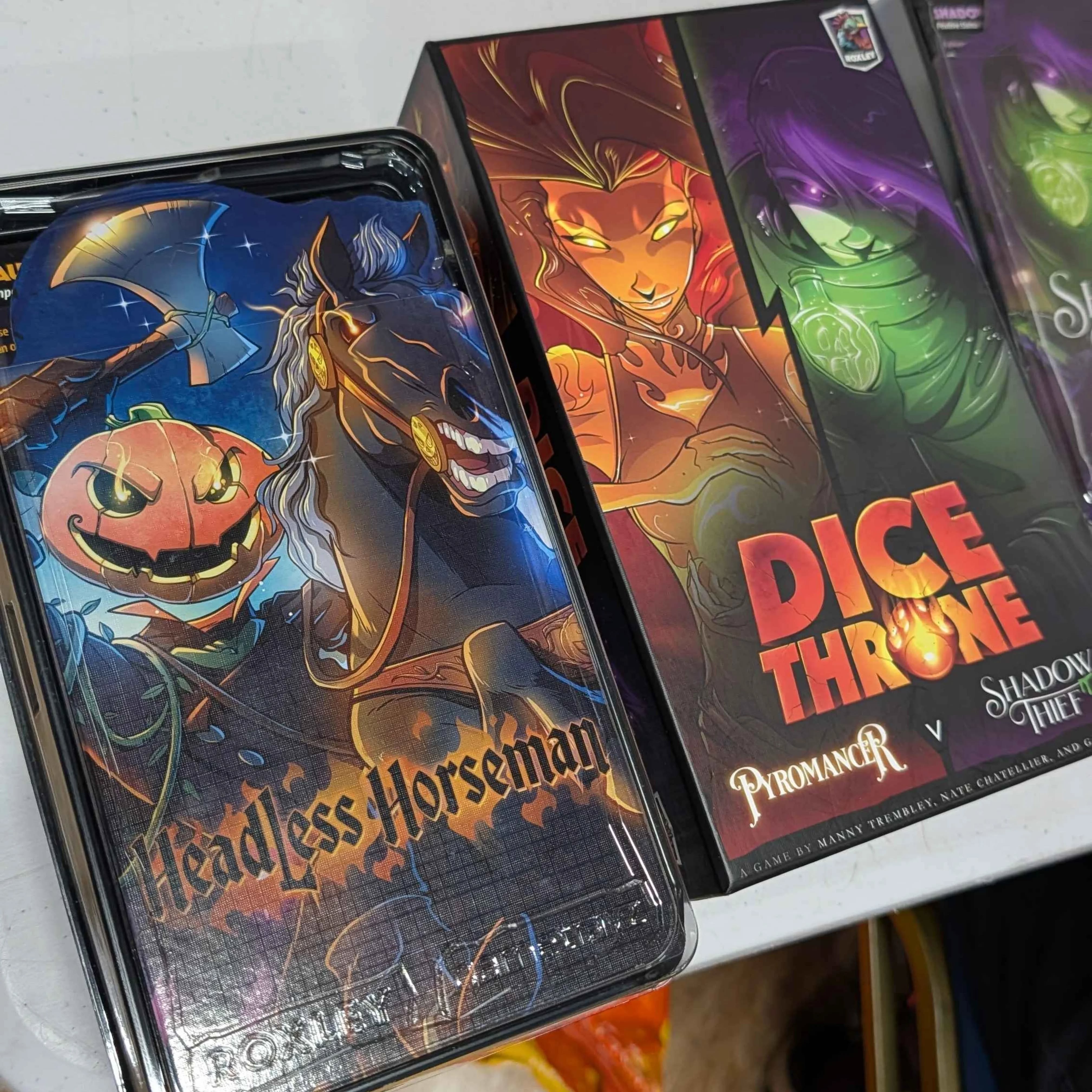 What a fantastic Friday social tonight! So great to see the space so consistently busy!
Tonight has seen Werewolf; The Apocalypse, D&D 5.5e, Trench Crusade, Warhammer 40,000, Clank!, Fungi, Magic the Gathering and Dice Throne!
If you're in or around Nuneaton and like tabletop gaming, you should come hang out with us one Weds or Friday night, its a great time!
#boardgames #tabletopgaming #ttrpg #warhammer #dicethrone