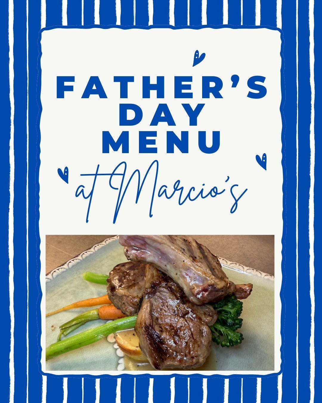 This Father's Day, give him an evening worth remembering. 👨
👧👦
Because dad deserves more than a card and a lie-in. He deserves a proper seat at the table, a glass of something good, and a meal that was made — from scratch, with care — just for him.
At Marcio's, we're opening our doors this Father's Day for a special celebration menu that's as indulgent as he deserves. Think rich, slow-cooked ragù. Silky fresh pasta. Dishes that take time because the best things always do.
Bring him somewhere he'll actually want to be. 🍝
Please note: The Father's Day Menu shown on our website is a sample menu and some dishes and prices may be subject to change before the day. Don't worry though - our à la carte menu will also be available throughout the day, so there's plenty to choose from whatever you fancy.
📲 Book online now - tables are limited so don't leave it too late!
#MarciosItalian #FathersDay #FathersDayDinner #BedfordRestaurants #BedfordFood