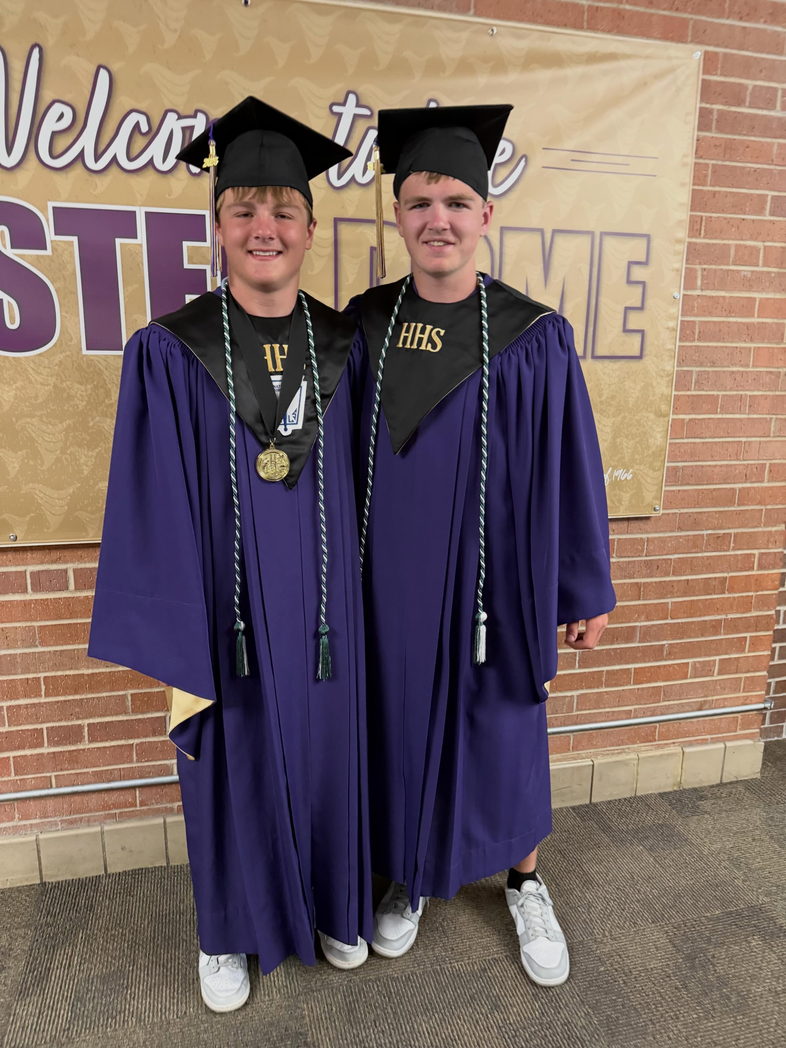 Congratulations to all @holdrege_public_schools graduates! Very proud of Derrek and Grady for all of their hard work over the years! We can’t wait to see what the future holds for you two! The Holdrege wrestling family will always be here for you guys!